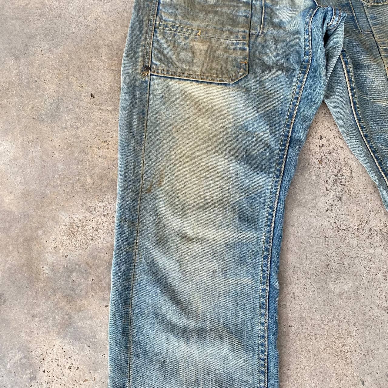 Avirex VINTAGE AVIREX BUSHPANT DENIM RUSTY WASH DIRTY STRAIGHT LEG Size US 30 / EU 46 - 5 Thumbnail