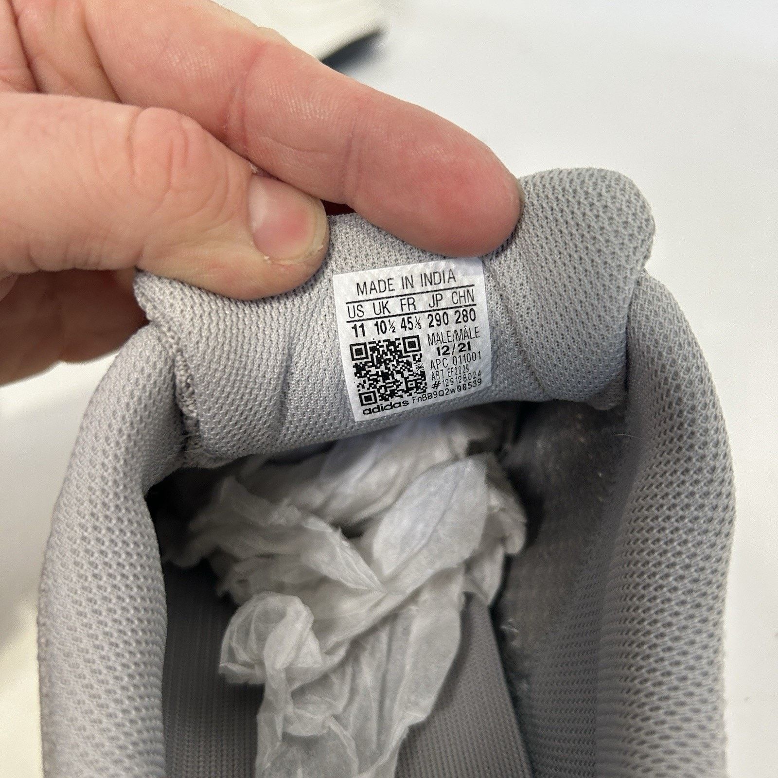 Adidas Adidas Yeezy Boost 700 V2 Static Grey White” EF2829 Size US 11 / EU 44 - 10 Thumbnail