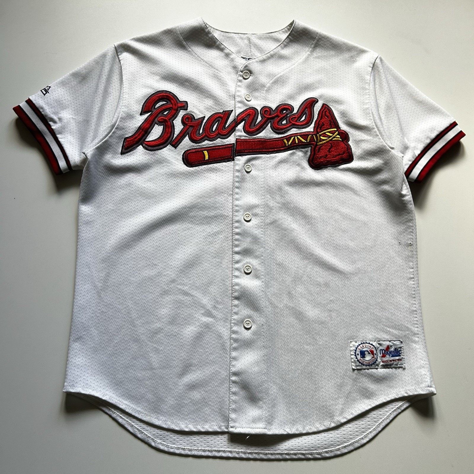Majestic × Vintage Vintage Majestic Atlanta Braves Lime Alternate 