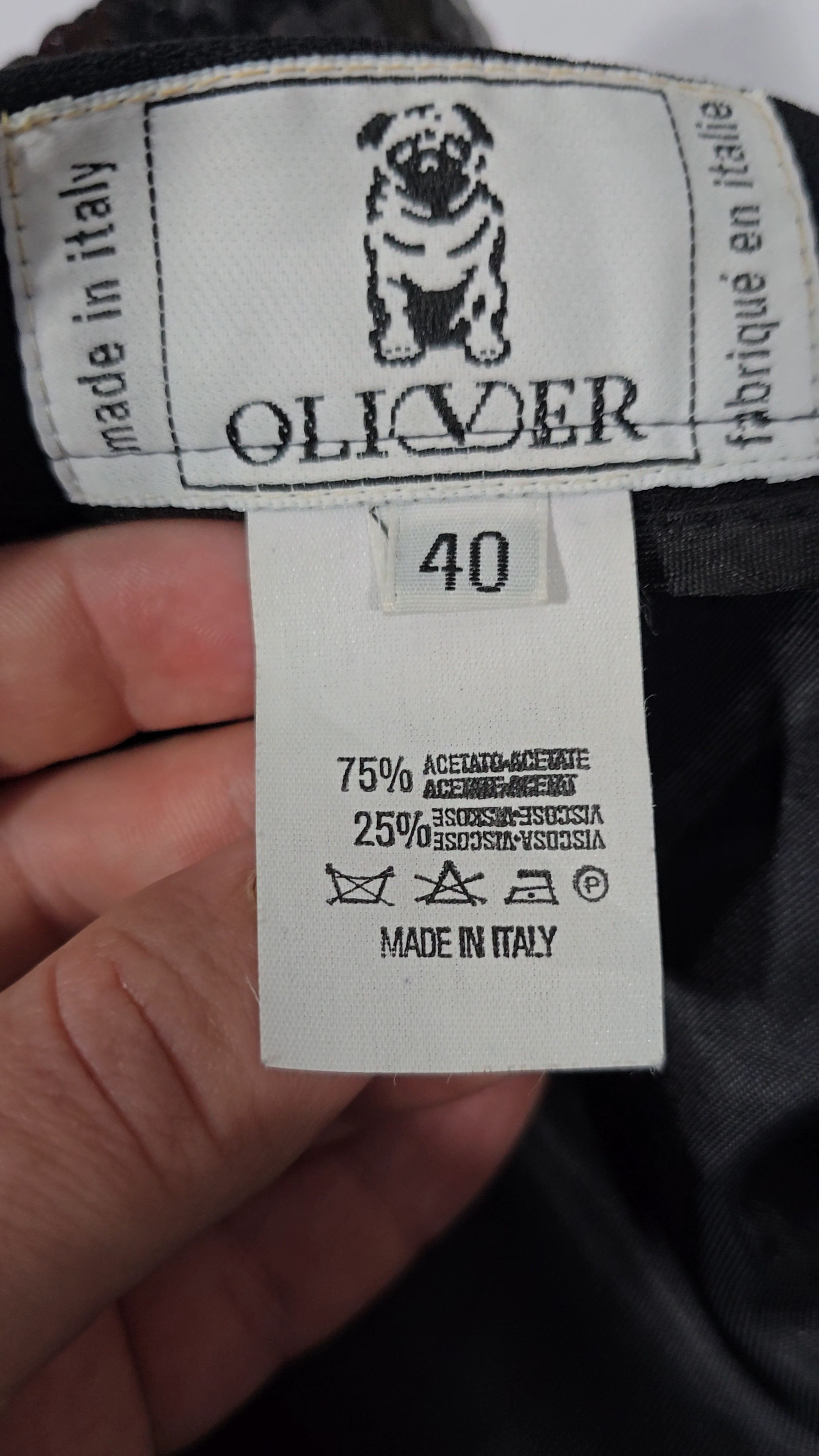Valentino OLIVER by VALENTINO vintage skirt new with Tag Size 27" / US 4 / IT 40 - 8 Thumbnail