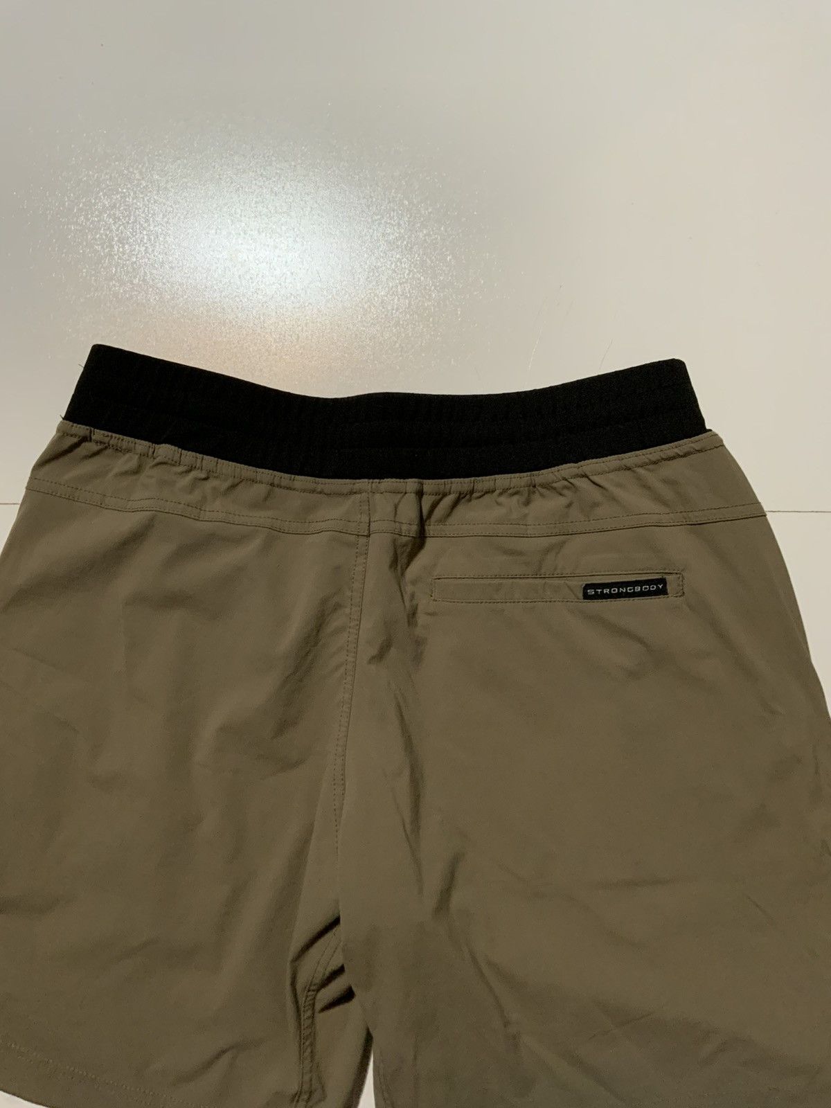 Other Strongbody Taupe Black 7” Inseam Workout Training Shorts Size US 32 / EU 48 - 10 Thumbnail