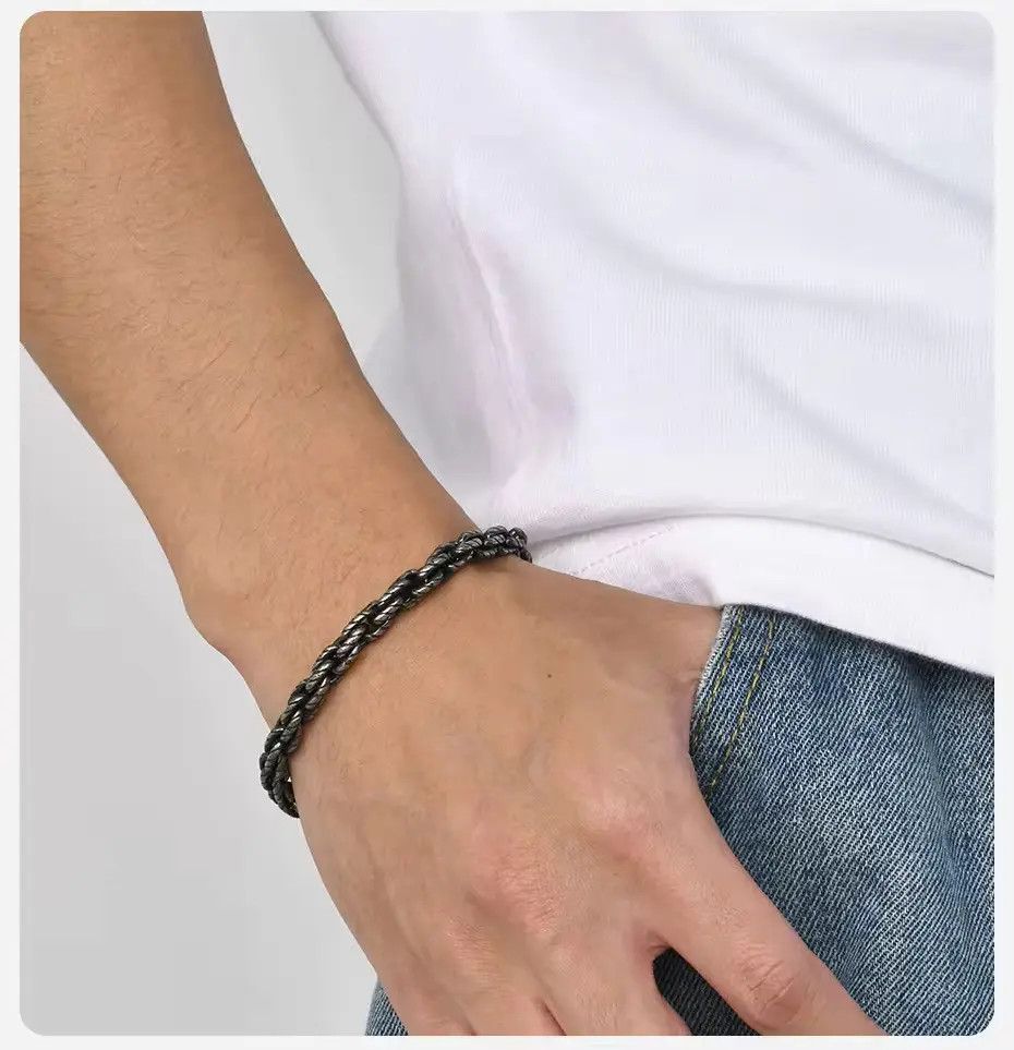 Jewelry 6mm Anchor Chain Bracelet Size ONE SIZE - 1 Thumbnail