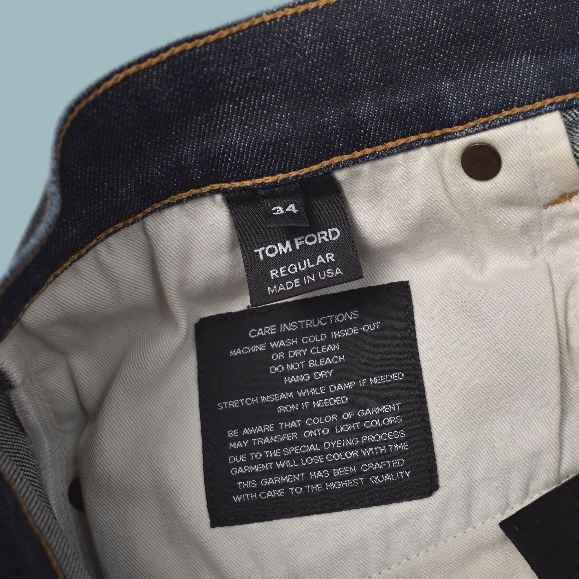 Tom Ford *BNWOT* TOM FORD Regular Denim Jeans Pants MADE IN USA 34 Size US 34 / EU 50 - 4 Thumbnail