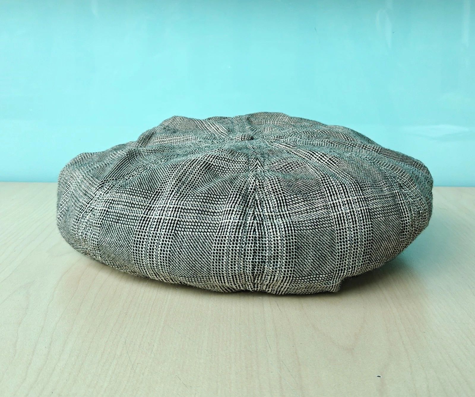 RRL Ralph Lauren DOUBLE RL Wool-Cotton Glen Plaid Newsboy Cap T/1916 Size ONE SIZE - 4 Thumbnail