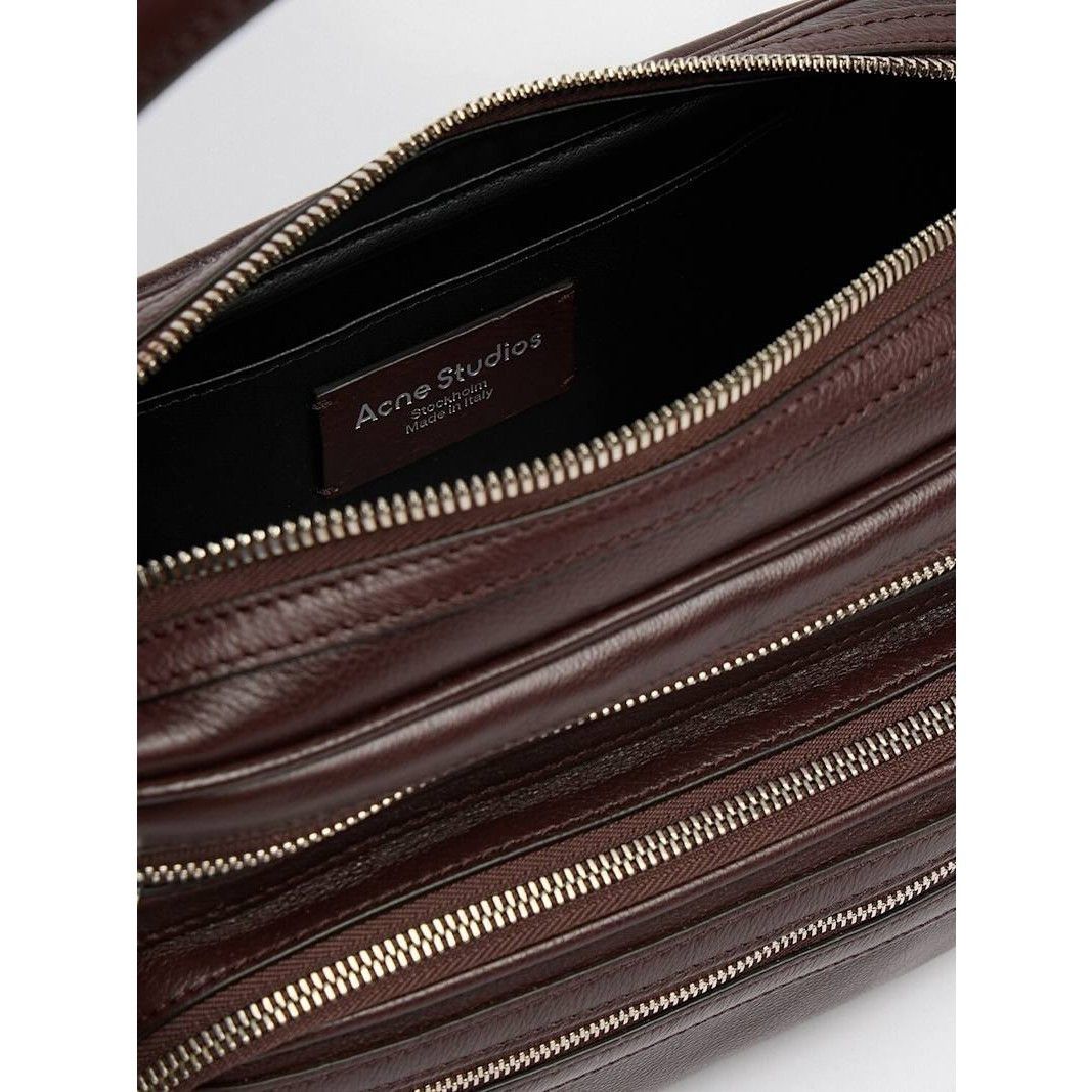 Acne Studios ACNE STUDIOS Small Camero Play Brown Leather Shoulder Bag Ne Size ONE SIZE - 3 Thumbnail
