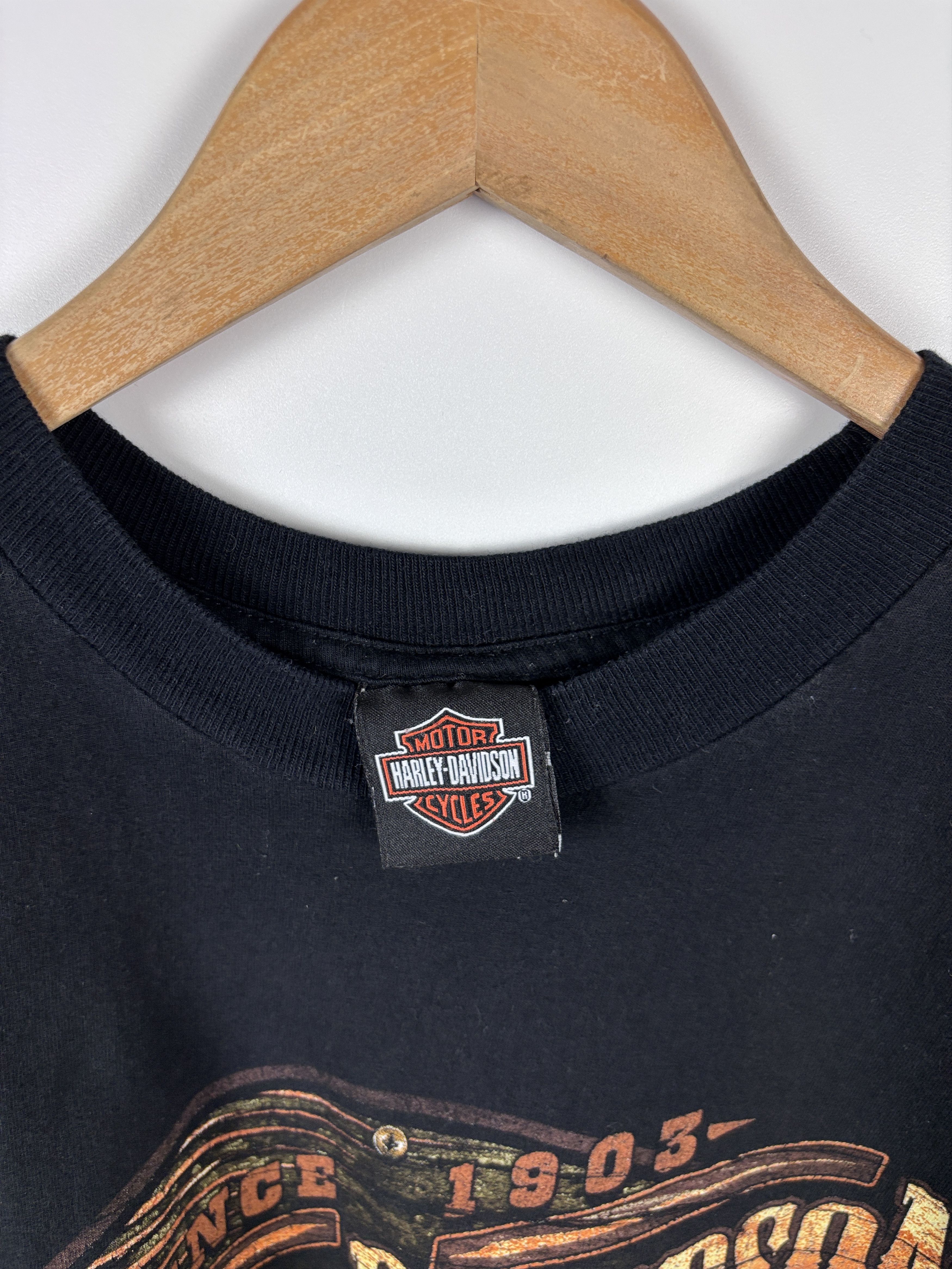 Harley Davidson × Vintage 2004 Harley Davidson West Coast Glasgow Scotland T-Shirt L Size US L / EU 52-54 / 3 - 8 Thumbnail