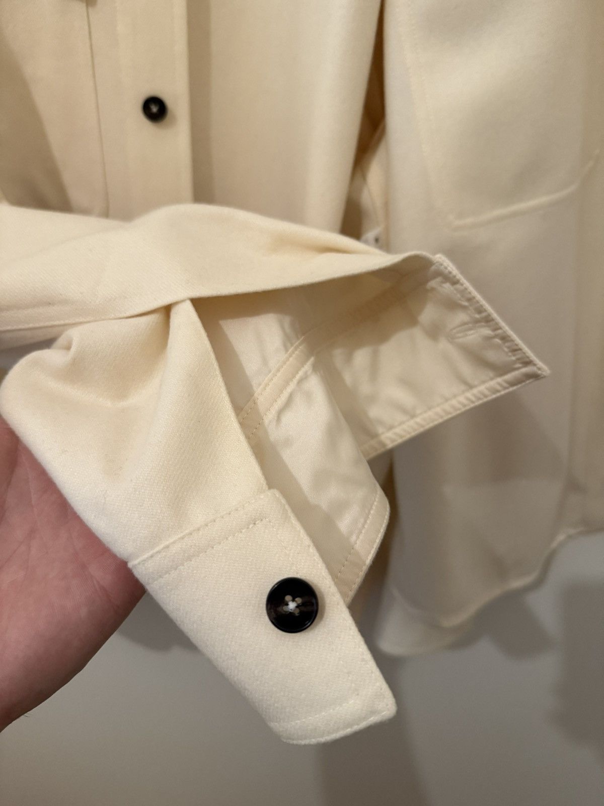 Jil Sander Jil Sander + Oversized Wool Shirt Size US M / EU 48-50 / 2 - 5 Thumbnail