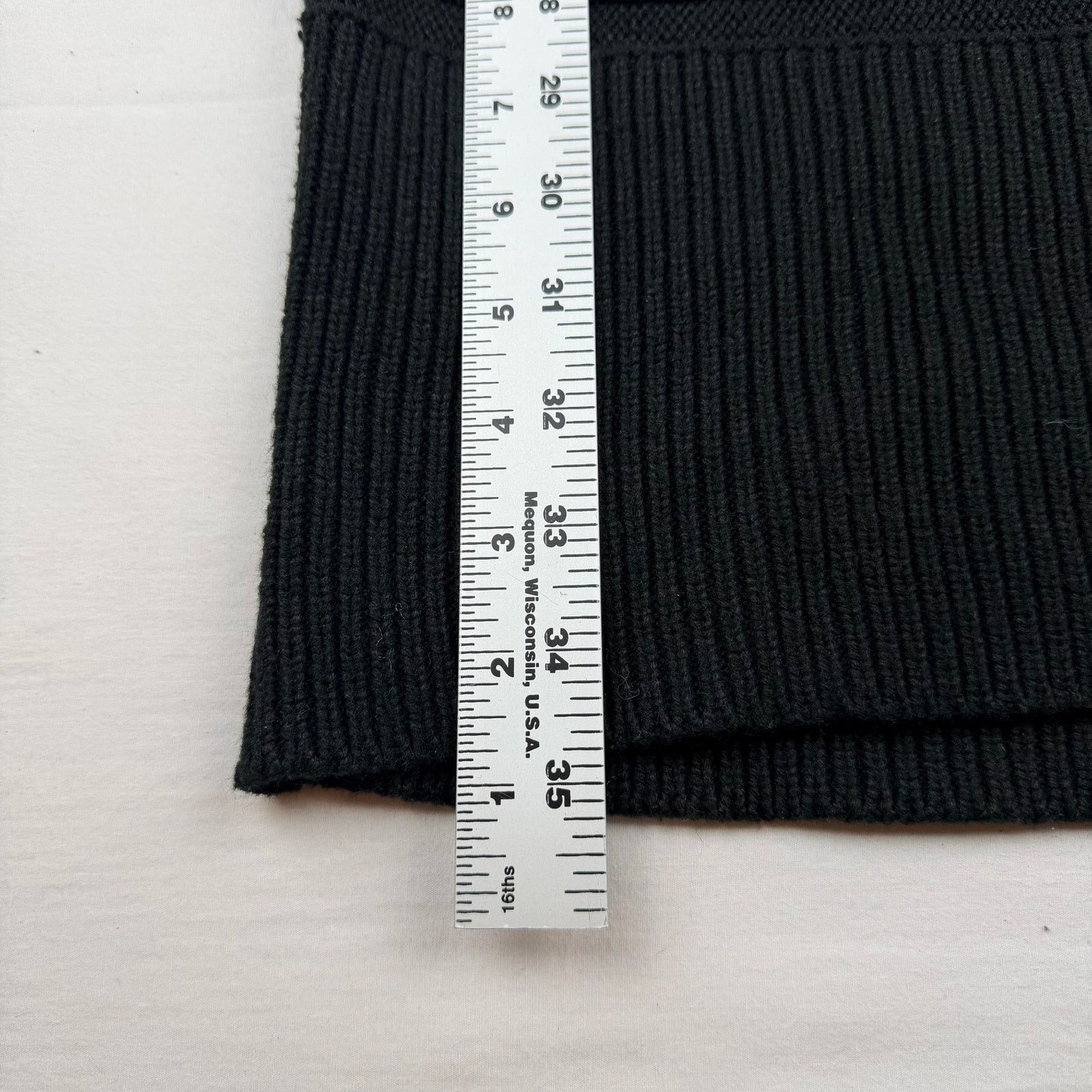 Other Newport News Black V-Neck Sweater Dress XL Size XL / US 12-14 / IT 48-50 - 4 Thumbnail