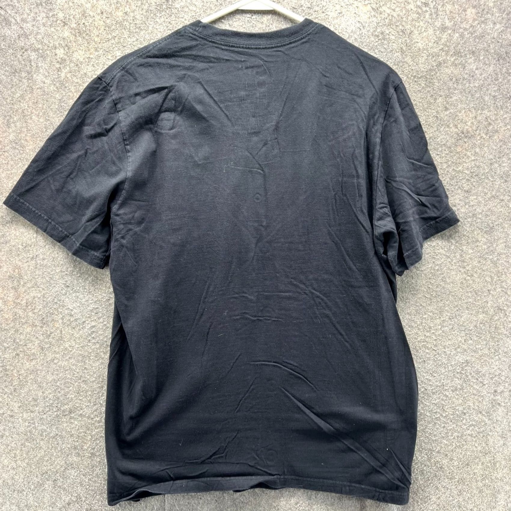 Nike Nike Shirt Mens Large Black Red Crewneck Big Swoosh Logo Regular Cotton Tee Size US L / EU 52-54 / 3 - 2 Thumbnail