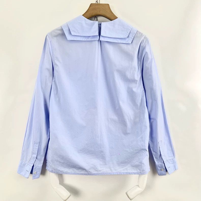 Dior Dior Blue sailor collar pullover shirt Size M / US 6-8 / IT 42-44 - 2 Thumbnail