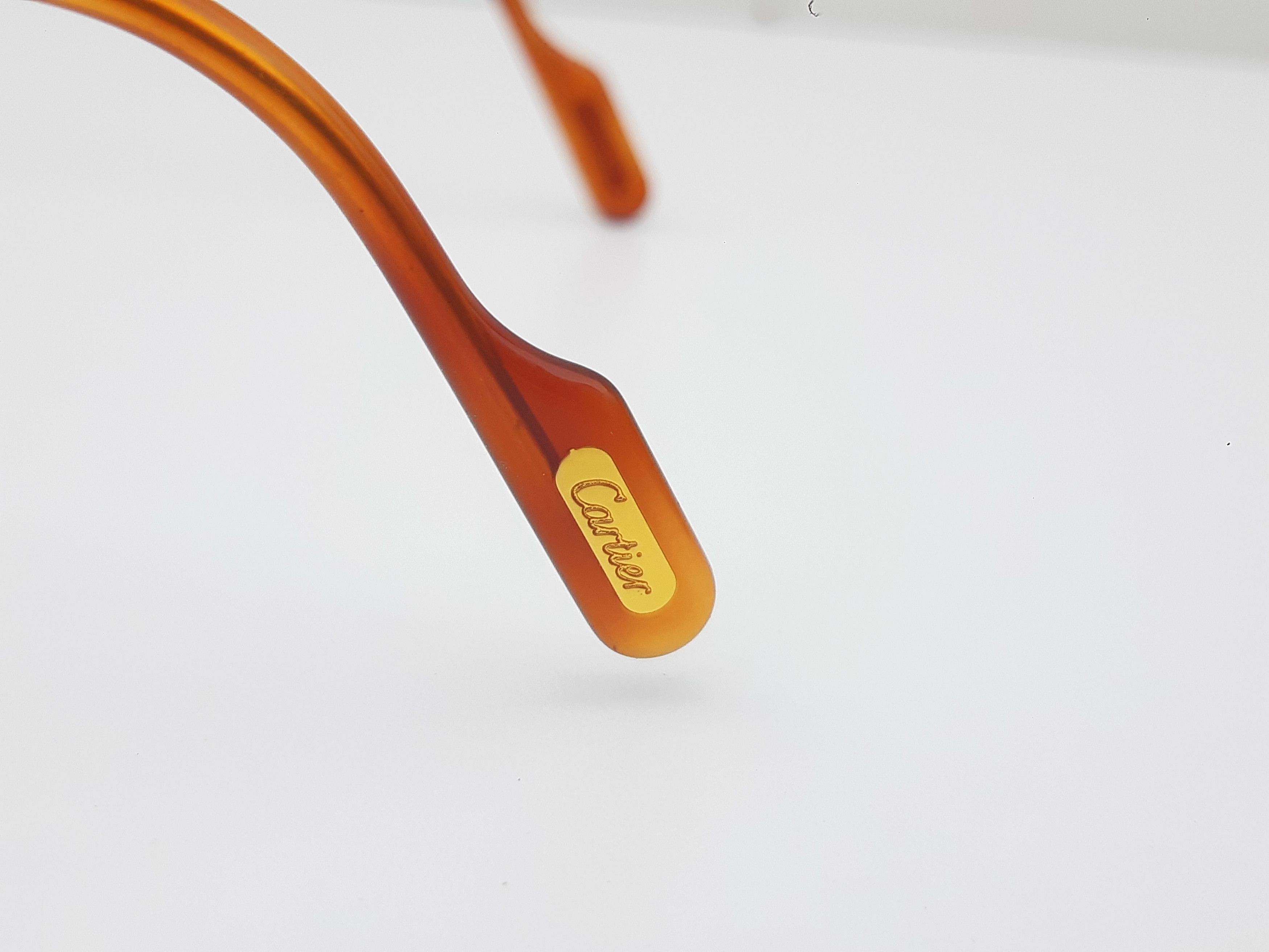Cartier CARTIER Paris #1729985# France Eyeglasses Frame NEW Size ONE SIZE - 8 Thumbnail