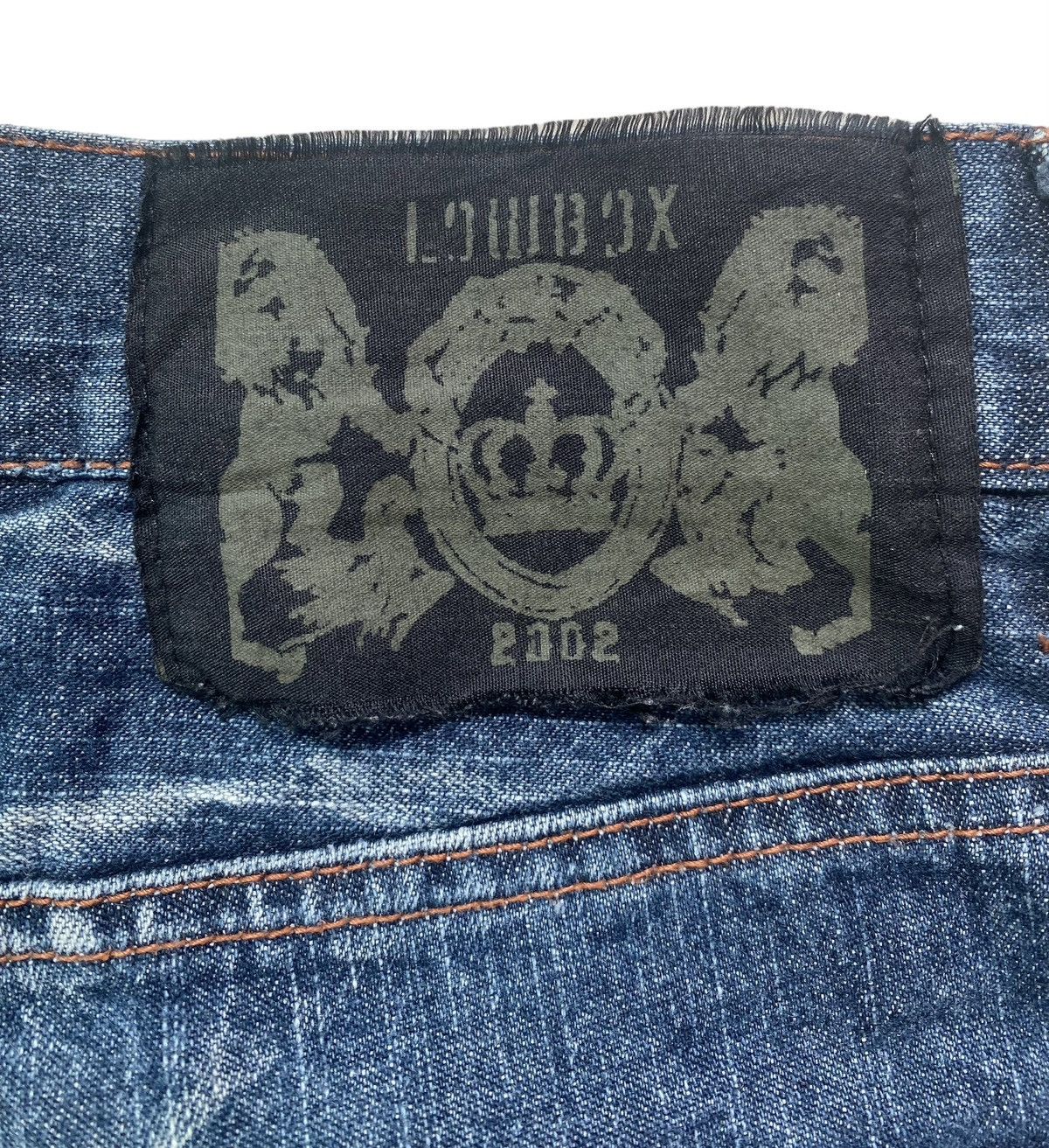 LOWBOX Vintage Lowbox Regular Fit Denim Punk Grunge Style Size US 28 / EU 44 - 6 Thumbnail