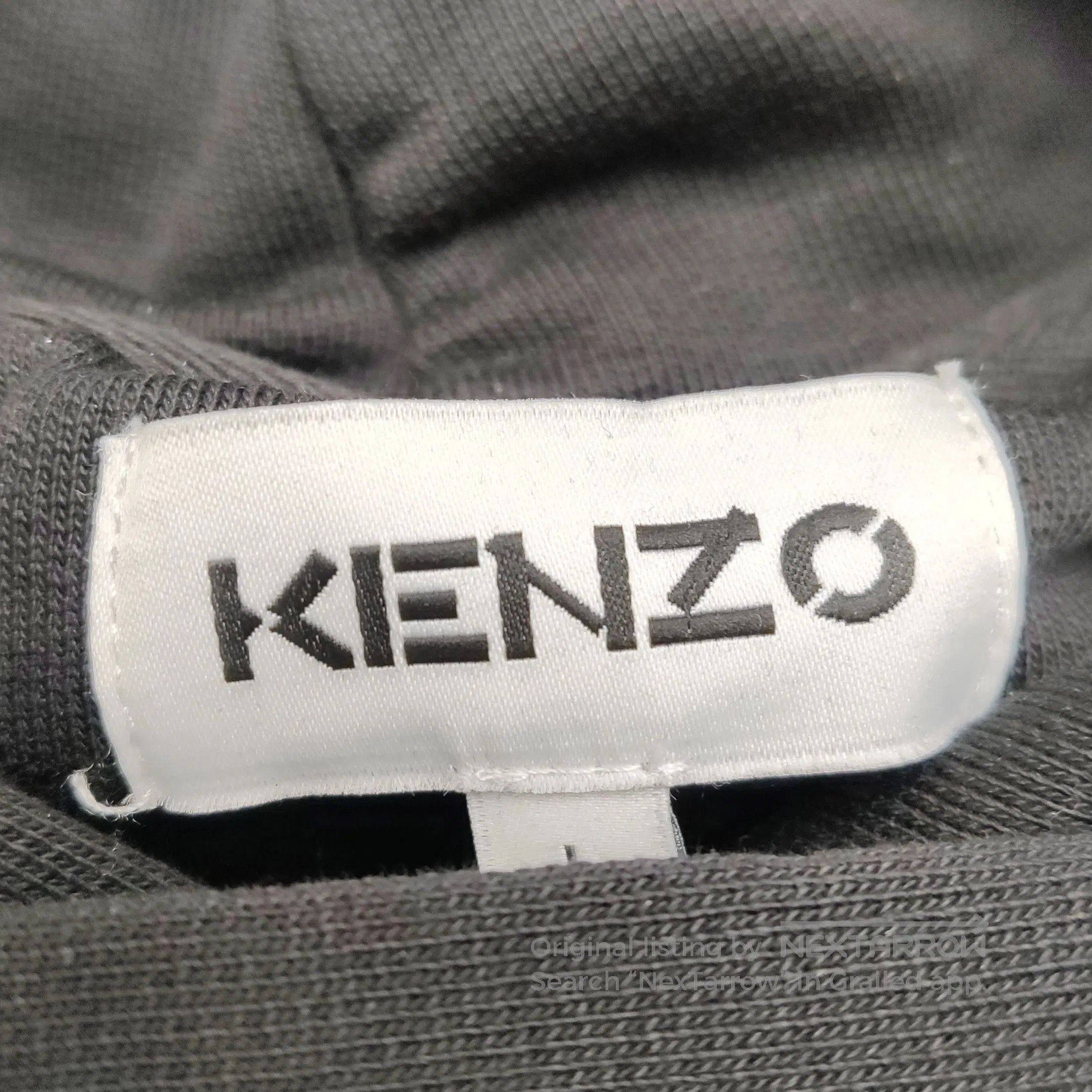 Kenzo Kenzo Black Tiger Logo Hoodie S. Size US XS / EU 42 / 0 - 1 Thumbnail