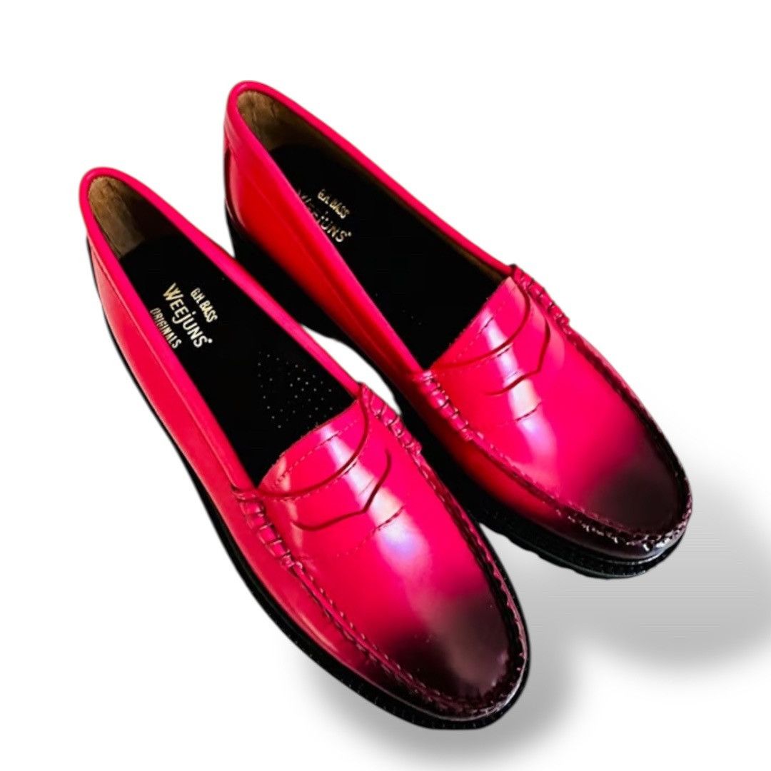 G.H. Bass & Co. G.H. Bass Whitney Candy Lug Weejun Penny Loafers Pink Ombre Size US 5.5 / IT 35.5 - 3 Thumbnail
