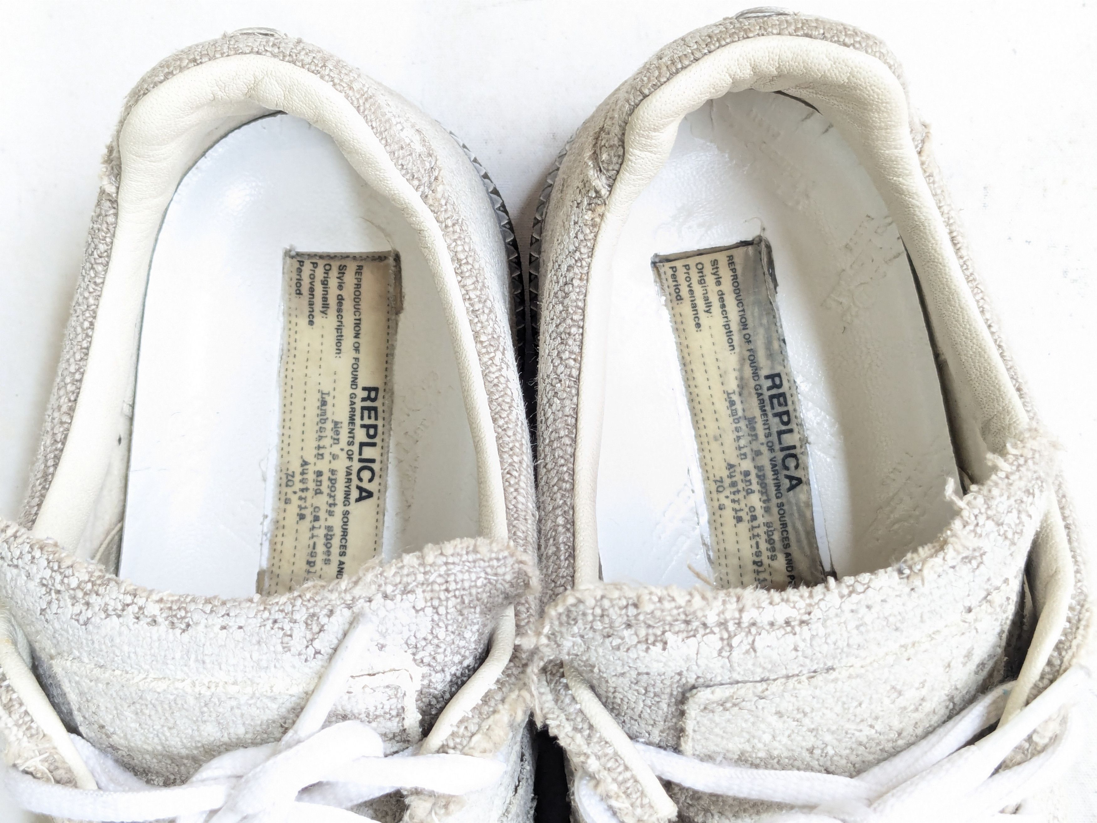 Maison Margiela Maison Margiela GAT Replica White Paint Canvas 9 42 Size US 9 / EU 42 - 8 Thumbnail