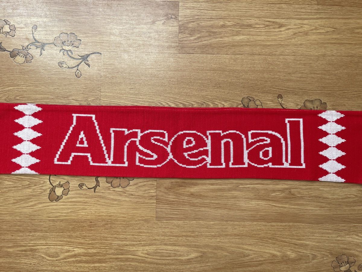 Vintage Vintage Arsenal London Gunners Red Football soccer scarf Size ONE SIZE - 4 Thumbnail
