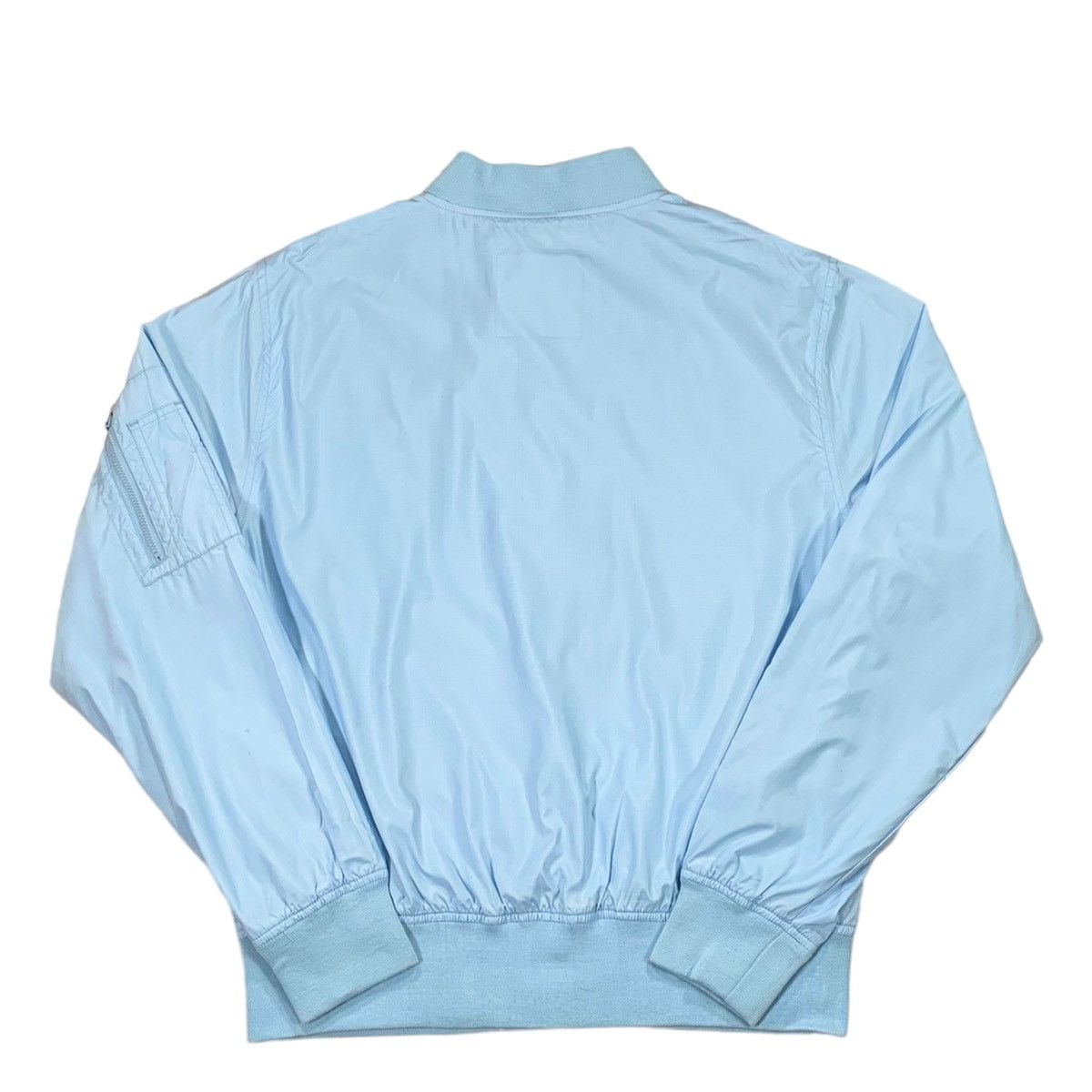 Stussy Vintage Stussy Futura Light Blue White Varsity Bomber Jacket Size US M / EU 48-50 / 2 - 5 Thumbnail