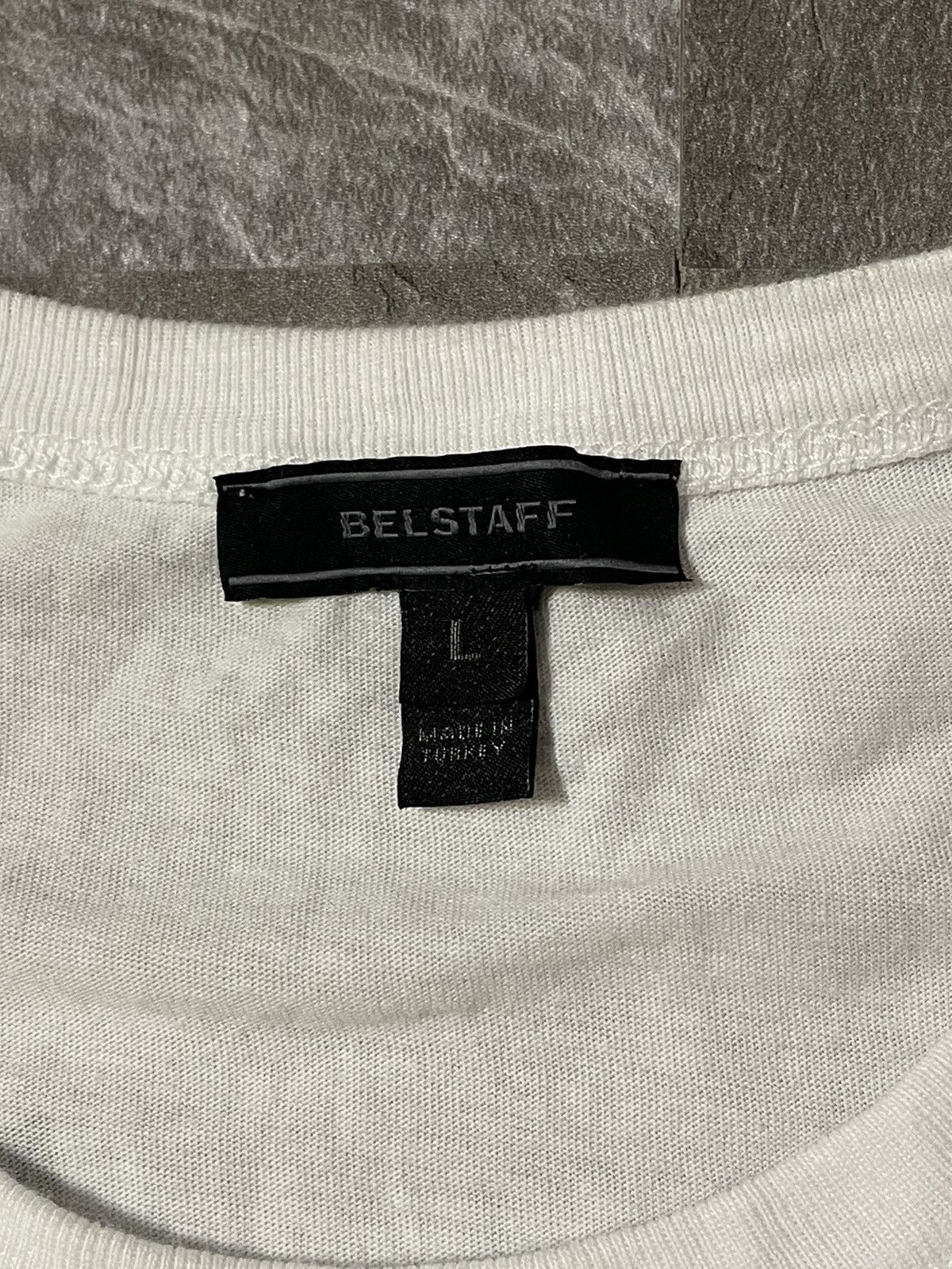Belstaff Belstaf Big Logo Rare Luxury T Shirt Streetwear Size US L / EU 52-54 / 3 - 4 Thumbnail
