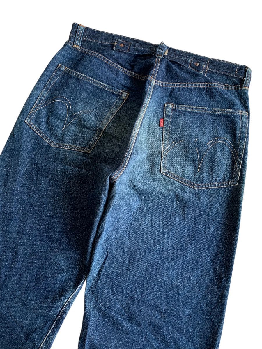 Sugar Cane VINTAGE SUGAR CANE SELVEDGE BUCKLE BACK BAGGY JAPANESE DENIM Size US 34 / EU 50 - 11 Thumbnail
