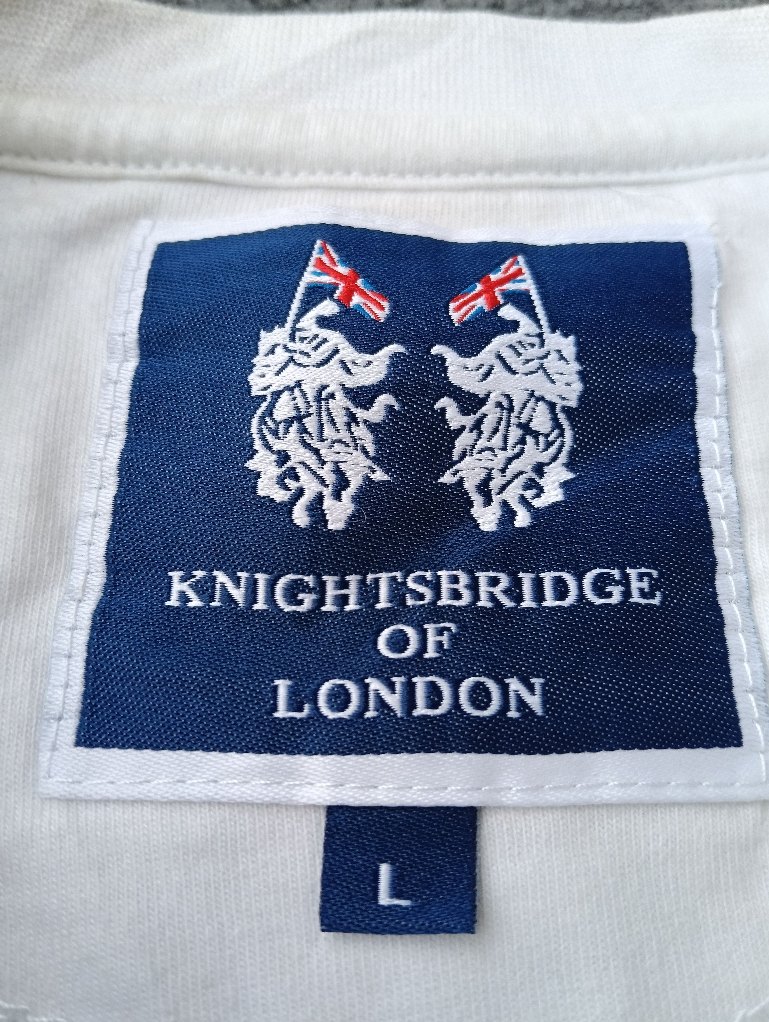 Polo Ralph Lauren × U.S. Polo Assn. × Vintage KNIGHTSBRIDGE OF LONDON T-SHIRT. Size US L / EU 52-54 / 3 - 4 Thumbnail