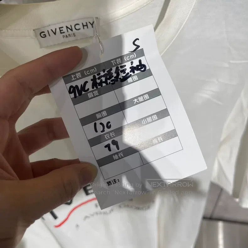 Givenchy Givenchy Slogan Pure White T-Shirt Size US S / EU 44-46 / 1 - 6 Thumbnail