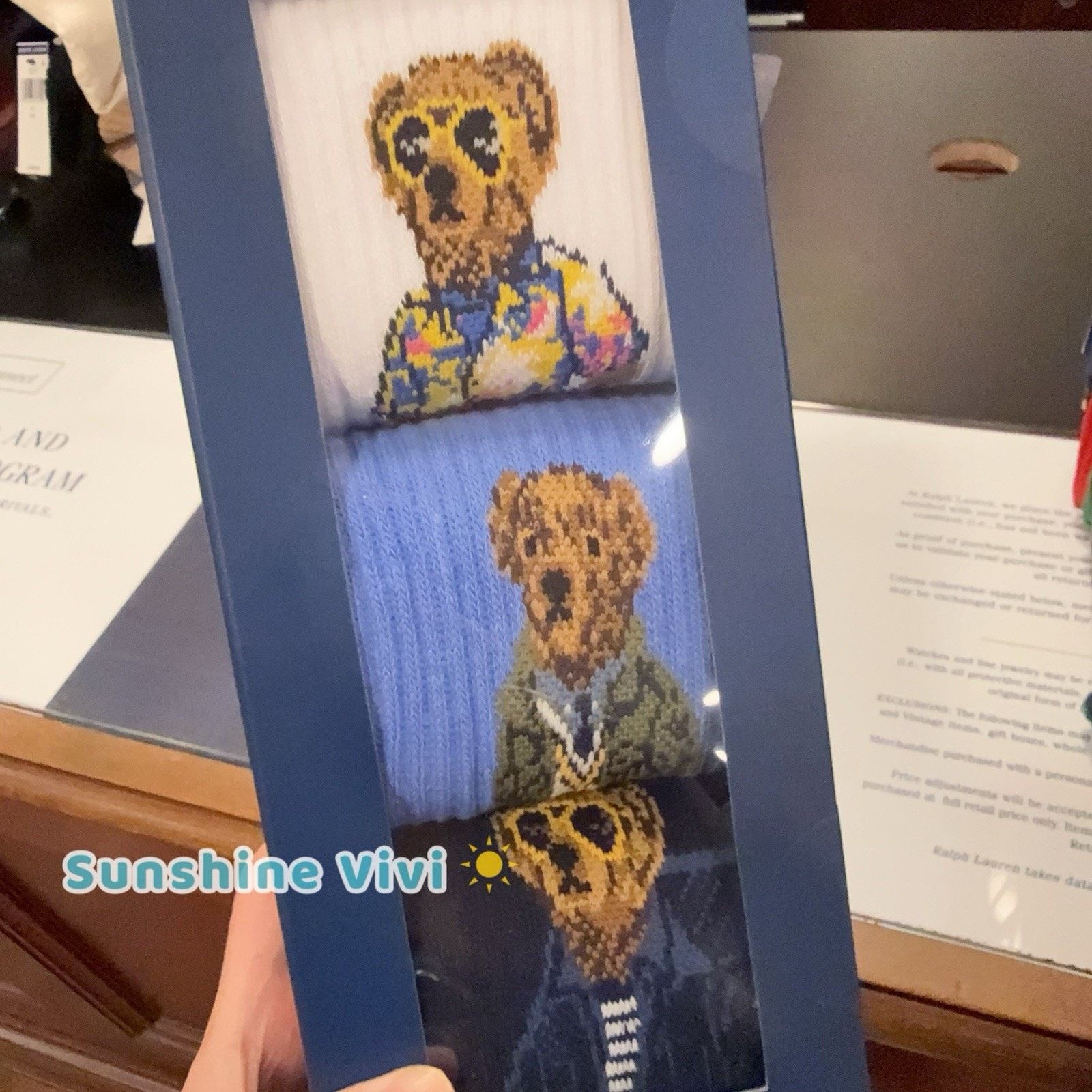 Polo Ralph Lauren NEW Polo Ralph Lauren Men Polo Bear 3-Sock Gift Set Holiday Size ONE SIZE - 2 Thumbnail
