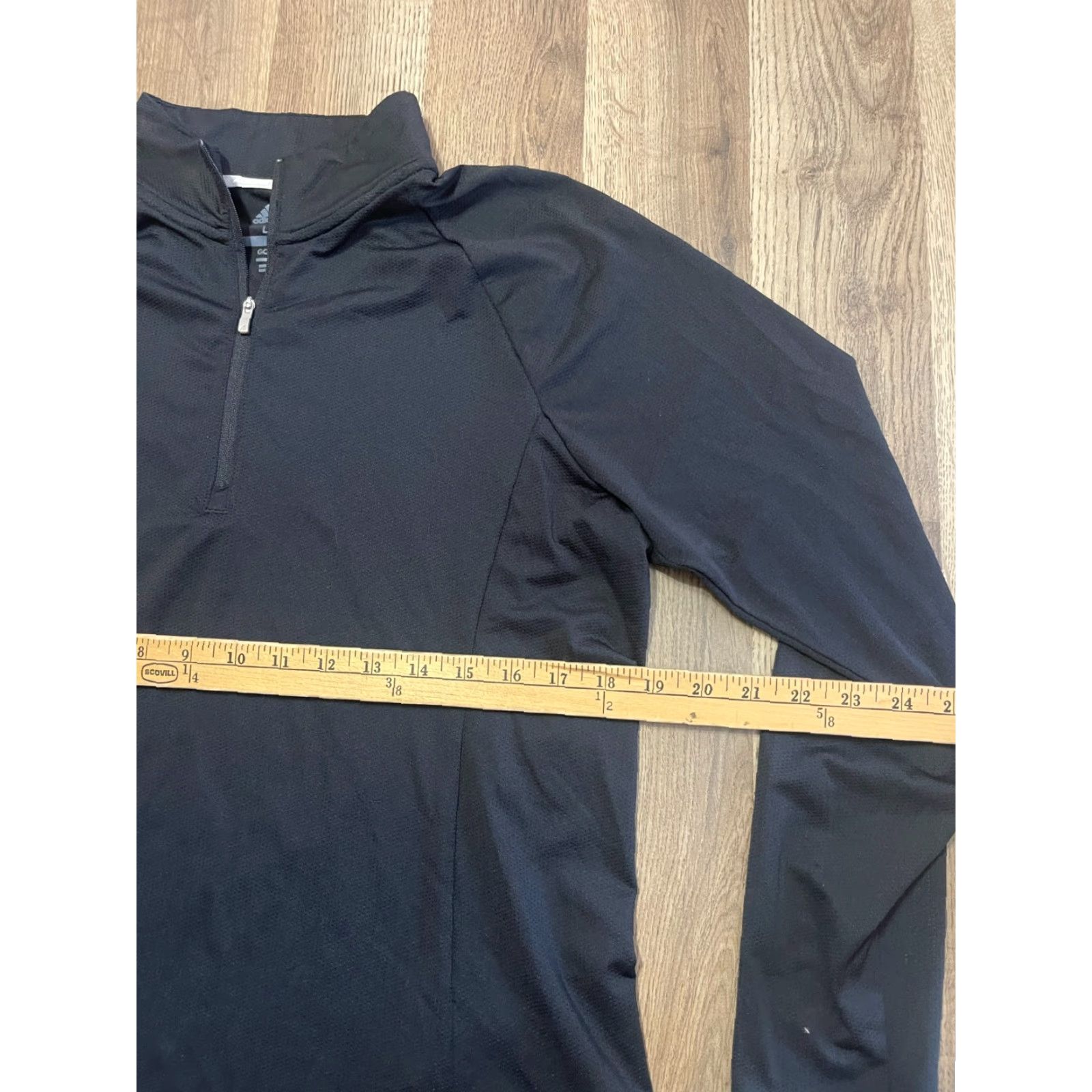 Adidas adidas Shirt Men's Large Black 1/4 Zip Up Golf Sweatshirt Long Sleeve Size US L / EU 52-54 / 3 - 6 Thumbnail