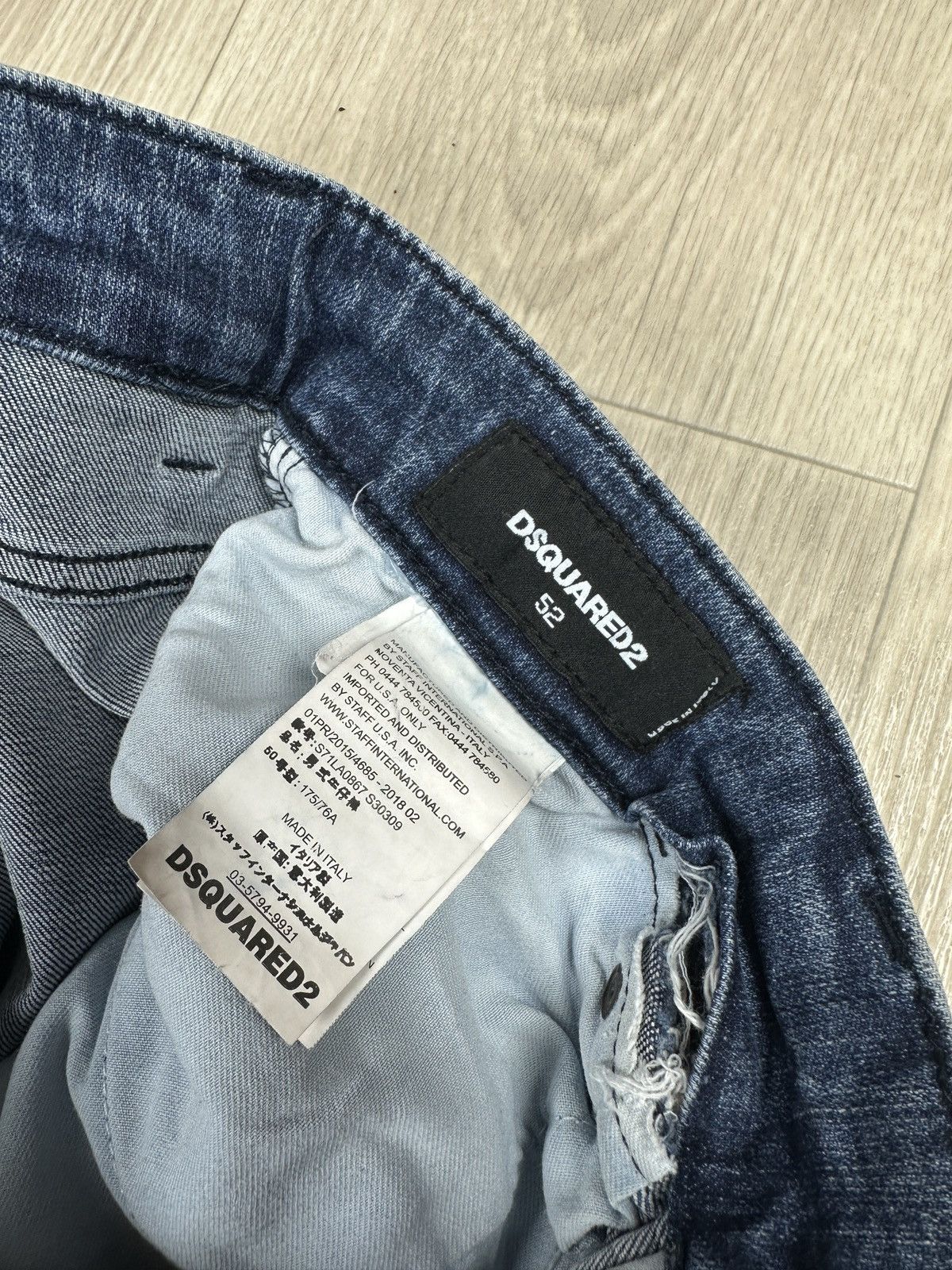 Dsquared2 Dsquared2 Vintage Mens Denim Jeans Size US 34 / EU 50 - 7 Thumbnail