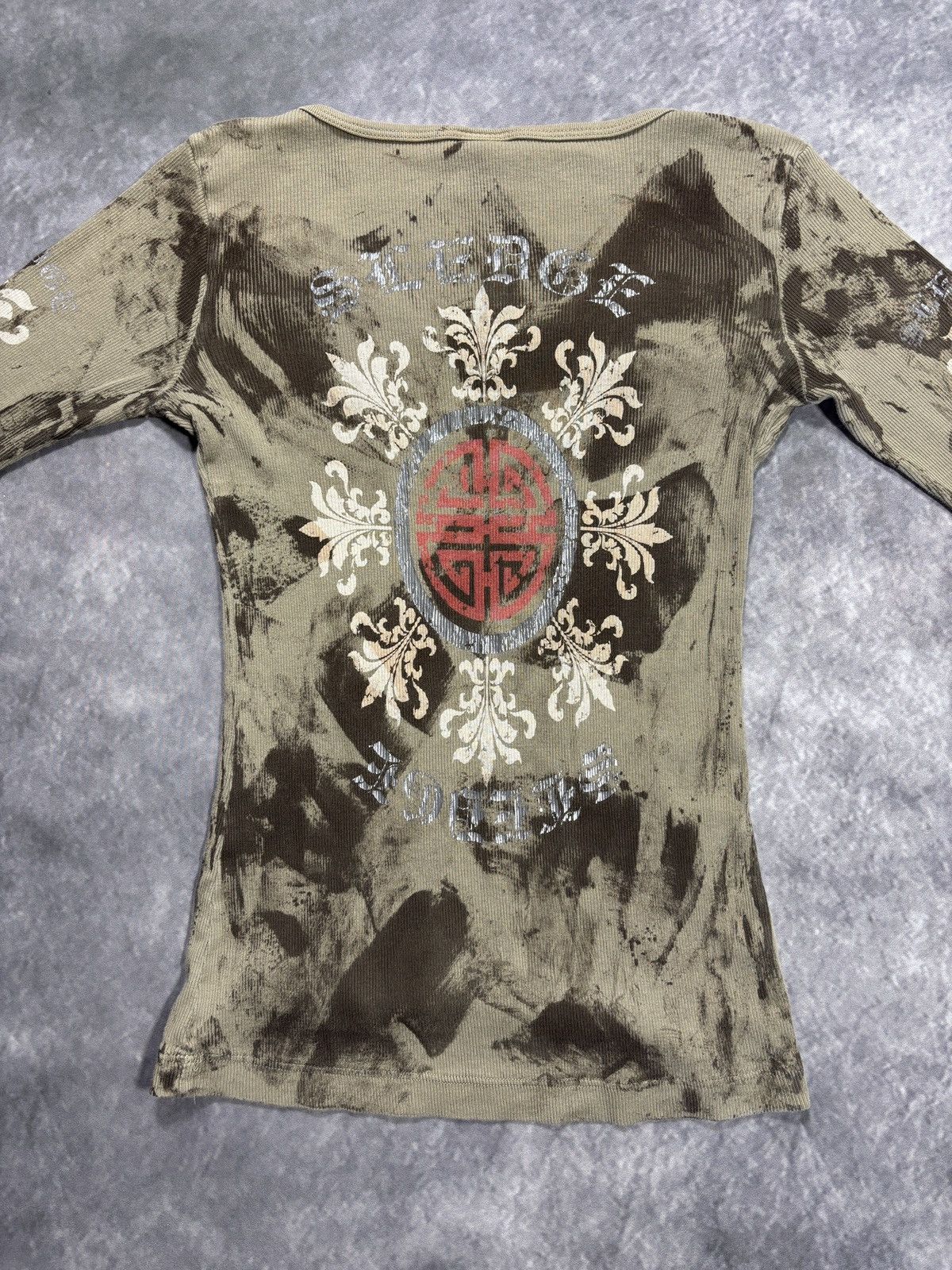 Other Y2K Vintage Sledge USA Longsleeve Affliction JPG ALP Print Size S / US 4 / IT 40 - 6 Thumbnail