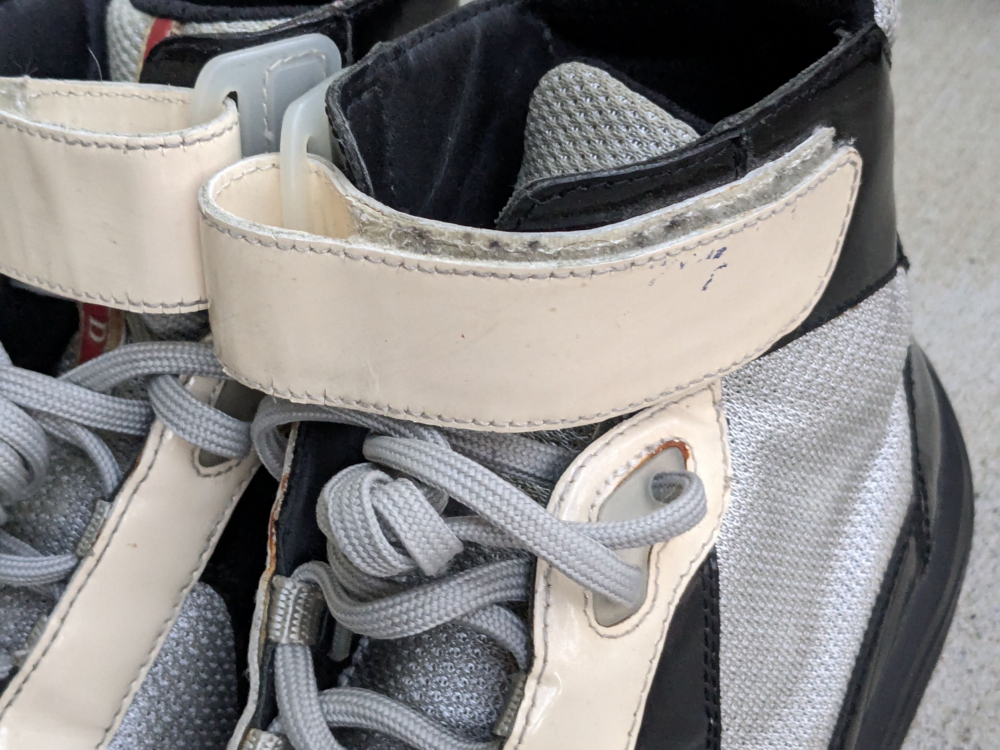 Prada Prada Sneakers Black White Patent Leather 9 High Tops Size US 9 / EU 42 - 9 Thumbnail