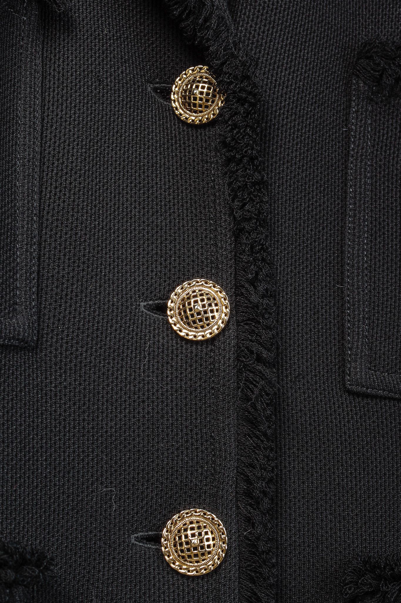St. John St. John Caviar Fringed Wool-Blend Milano Piqué Knit Coat Size XL / US 12-14 / IT 48-50 - 8 Thumbnail