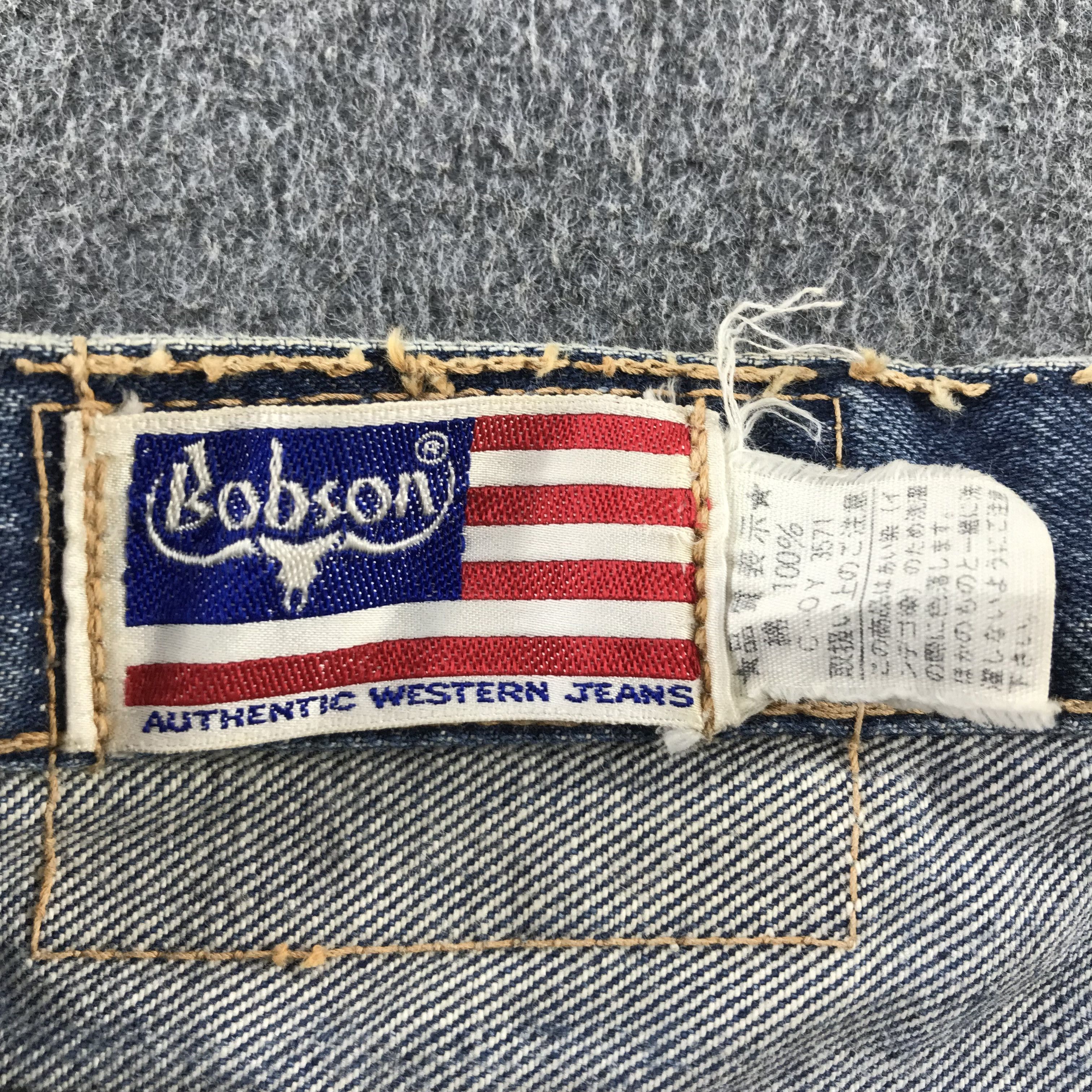 Japanese Brand Vintage Bobson Jeans Stone Wash Denim KJ3437 Size US 31 - 9 Thumbnail