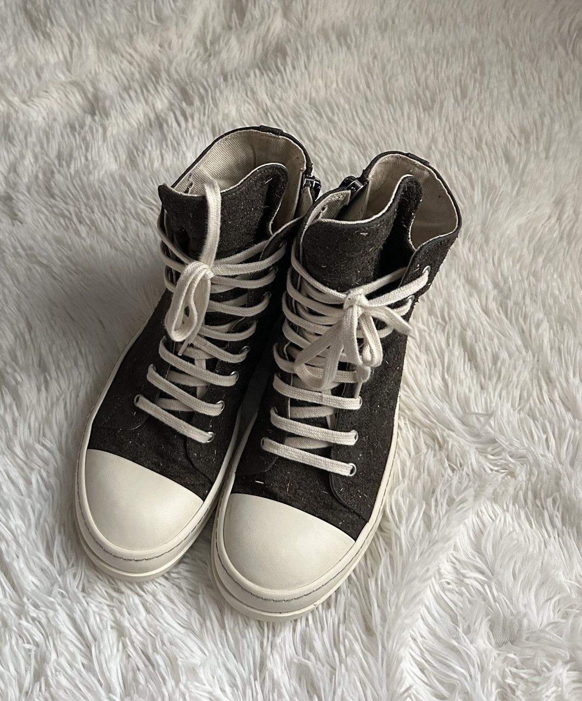 Rick Owens Drkshdw Ramones Brown Size 41 SHIPS SAME DAY