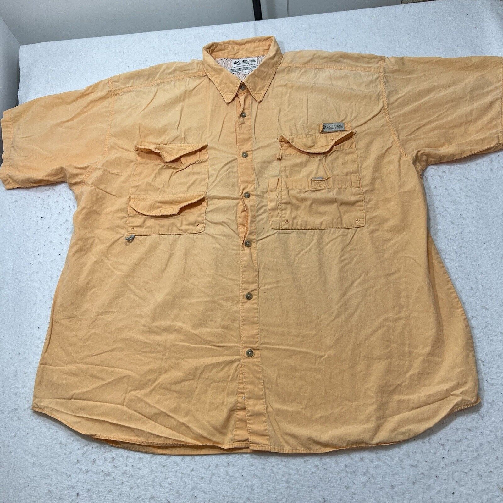 Columbia Columbia Orange Short Sleeve Utility Outdoors Shirt Size US XXL / EU 58 / 5 - 1 Thumbnail