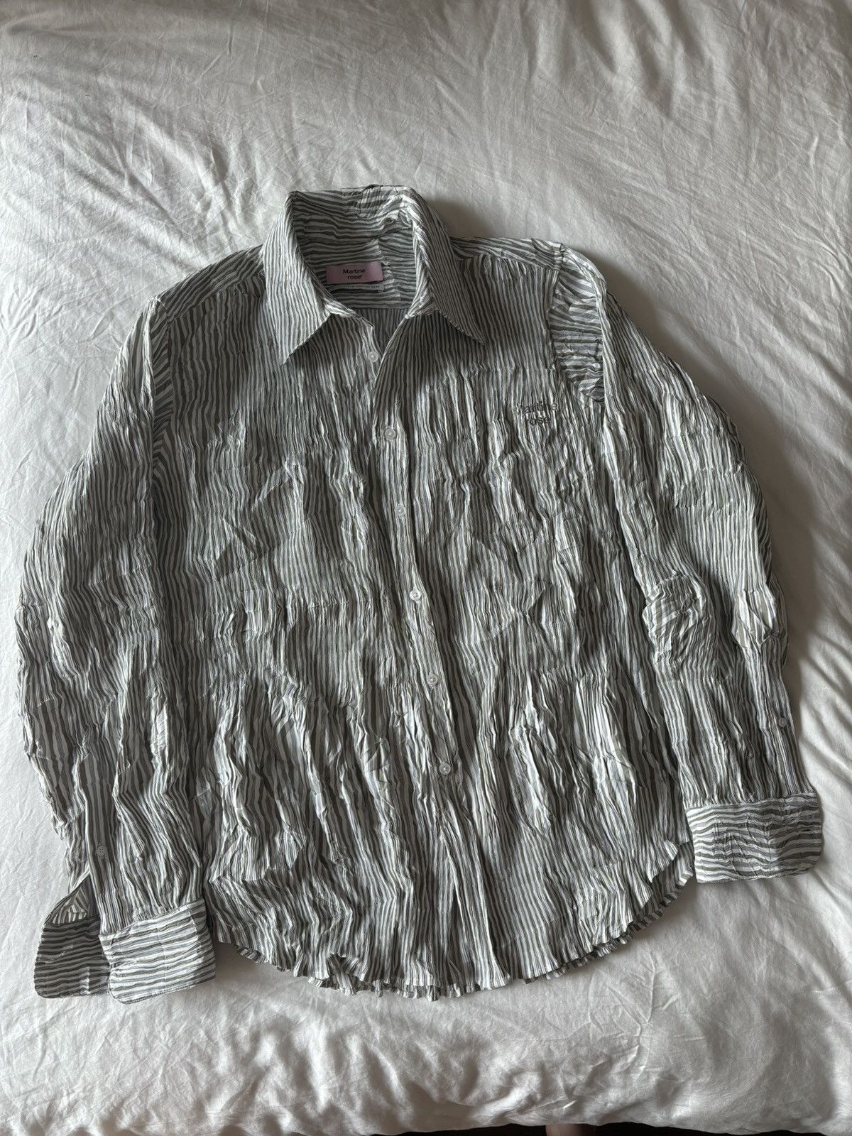 Martine Rose Martine rose creased shirt Size US L / EU 52-54 / 3 - 6 Thumbnail