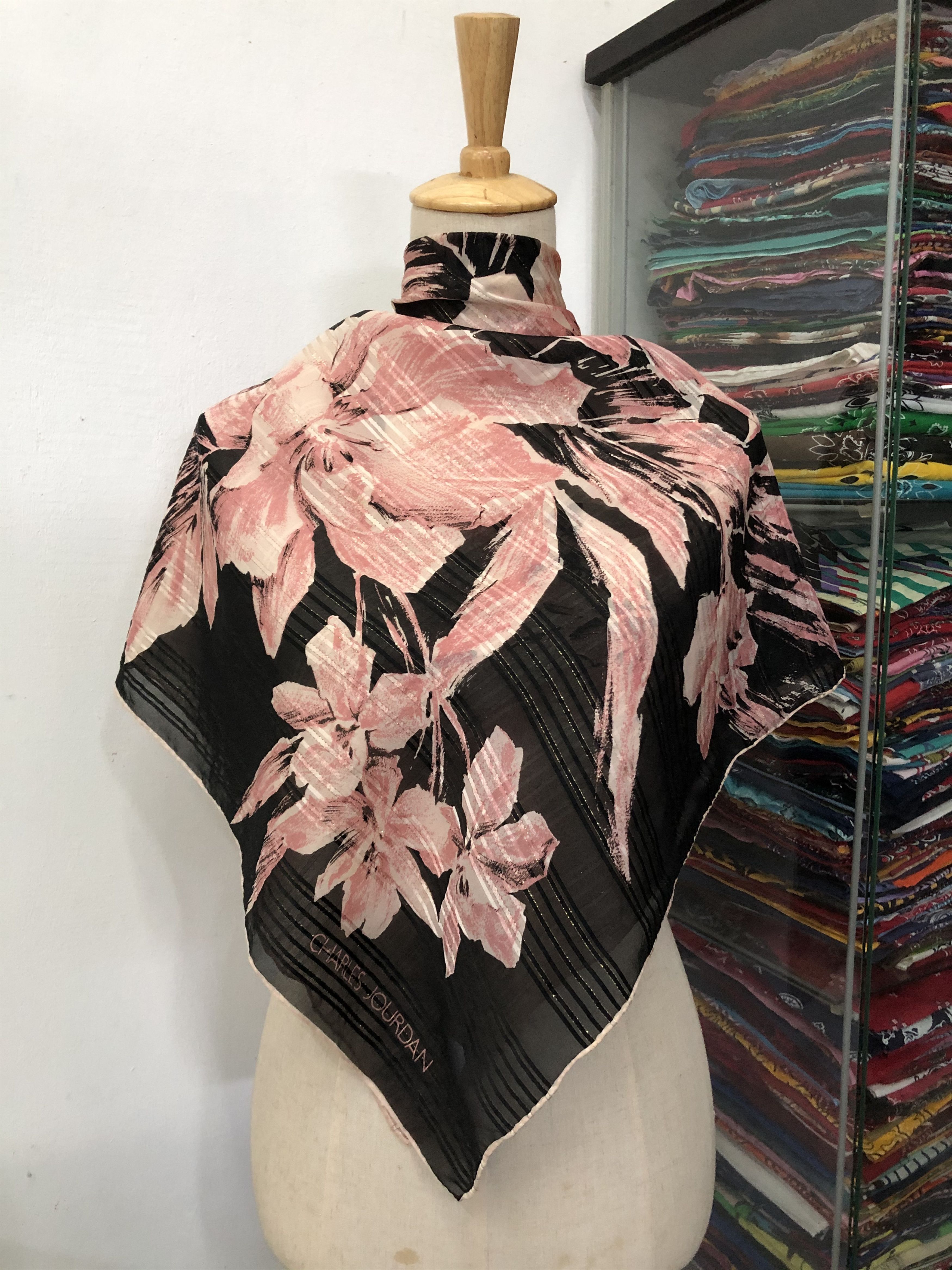 Charles Jourdan Vintage Charles Jourdan Silk Scarf Size ONE SIZE - 1 Thumbnail