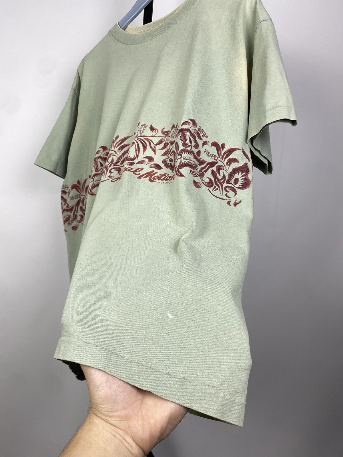 Vintage Vintage 90s Crazy Surf Faded Hawaii Single Stitches T-Shirt Size US XL / EU 56 / 4 - 3 Thumbnail