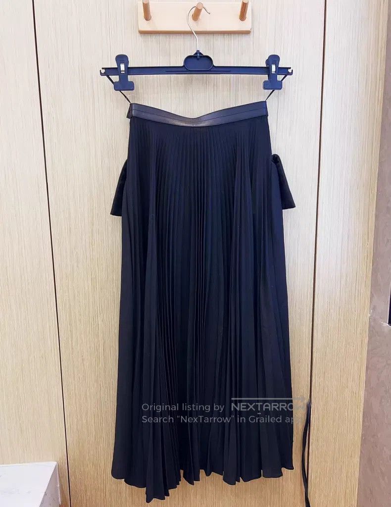 Loewe Loewe Black Long A-line Skirt Size 42" / US 20 - 4 Thumbnail