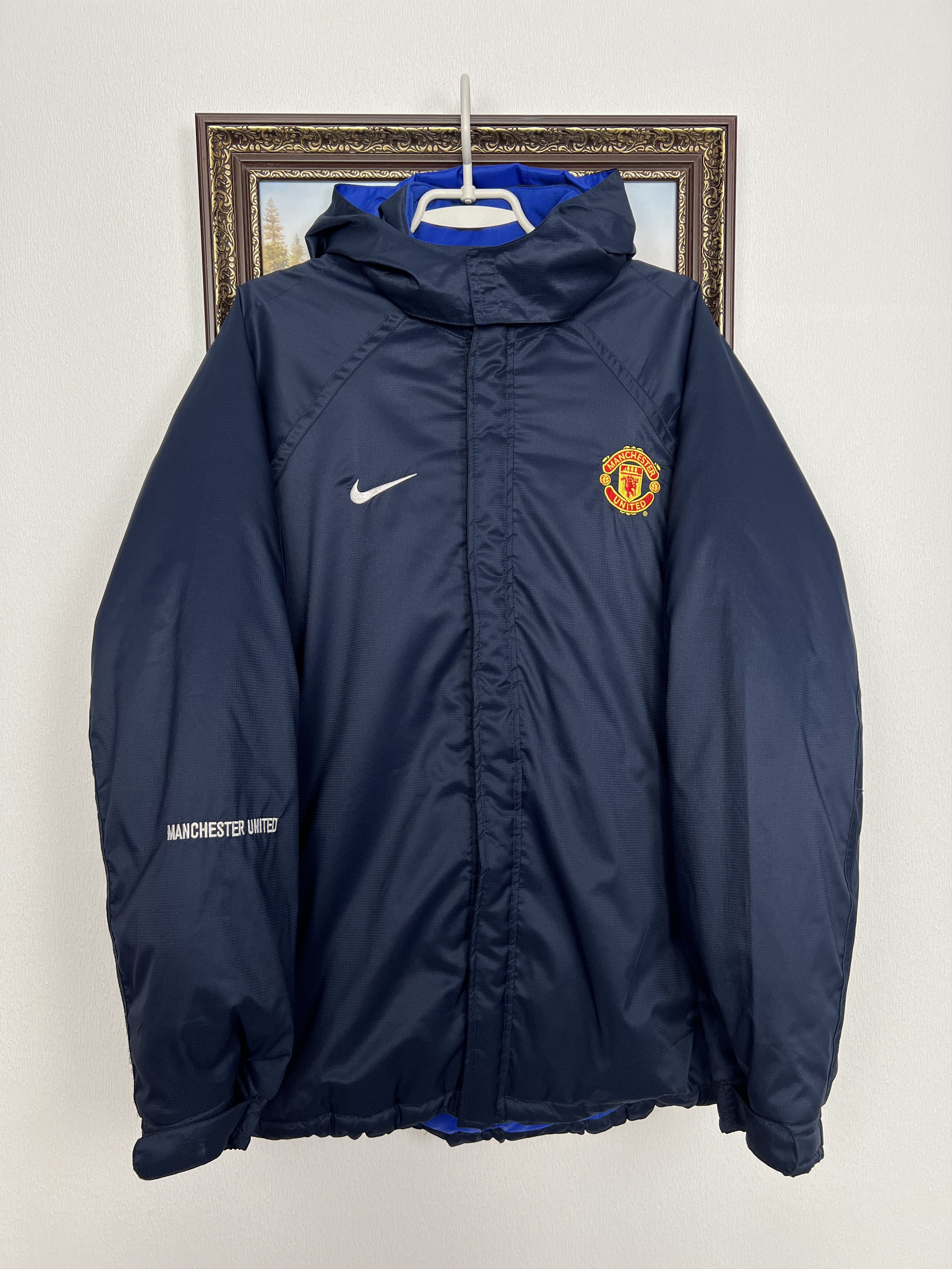 Nike Vintage Nike Manchester United Football Padded Jacket Soccer Size US L / EU 52-54 / 3 - 1 Thumbnail