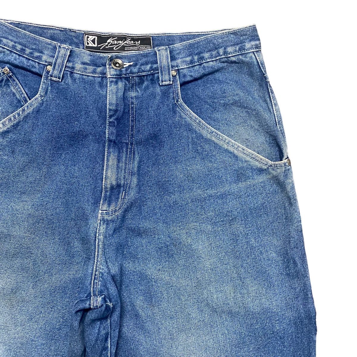 Karl Kani Vintage Kani Denim Carpenter Baggy Pants Size US 33 - 4 Thumbnail