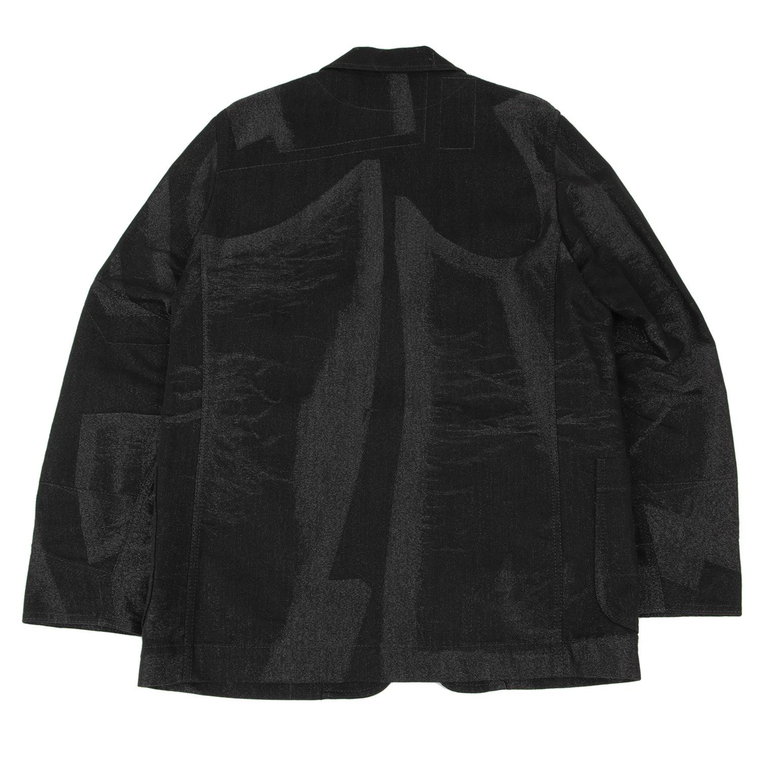 Issey Miyake A-POC INSIDE Lamé Jacquard Denim Jacket Black Size 4 Size US XL / EU 56 / 4 - 13 Thumbnail