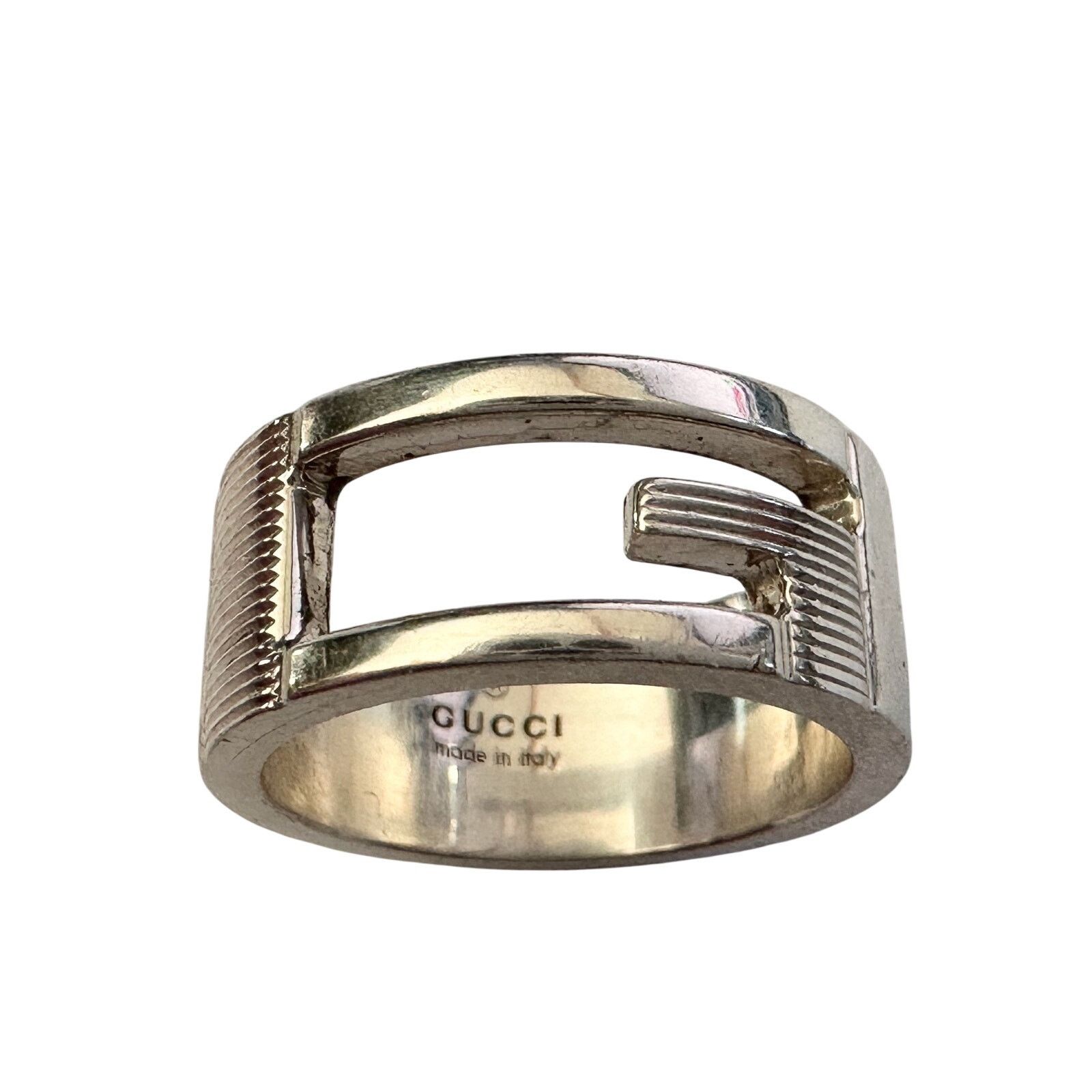 Gucci Gucci Abstract G Ring Sterling Silver - Size 4.75 Size ONE SIZE - 9 Thumbnail