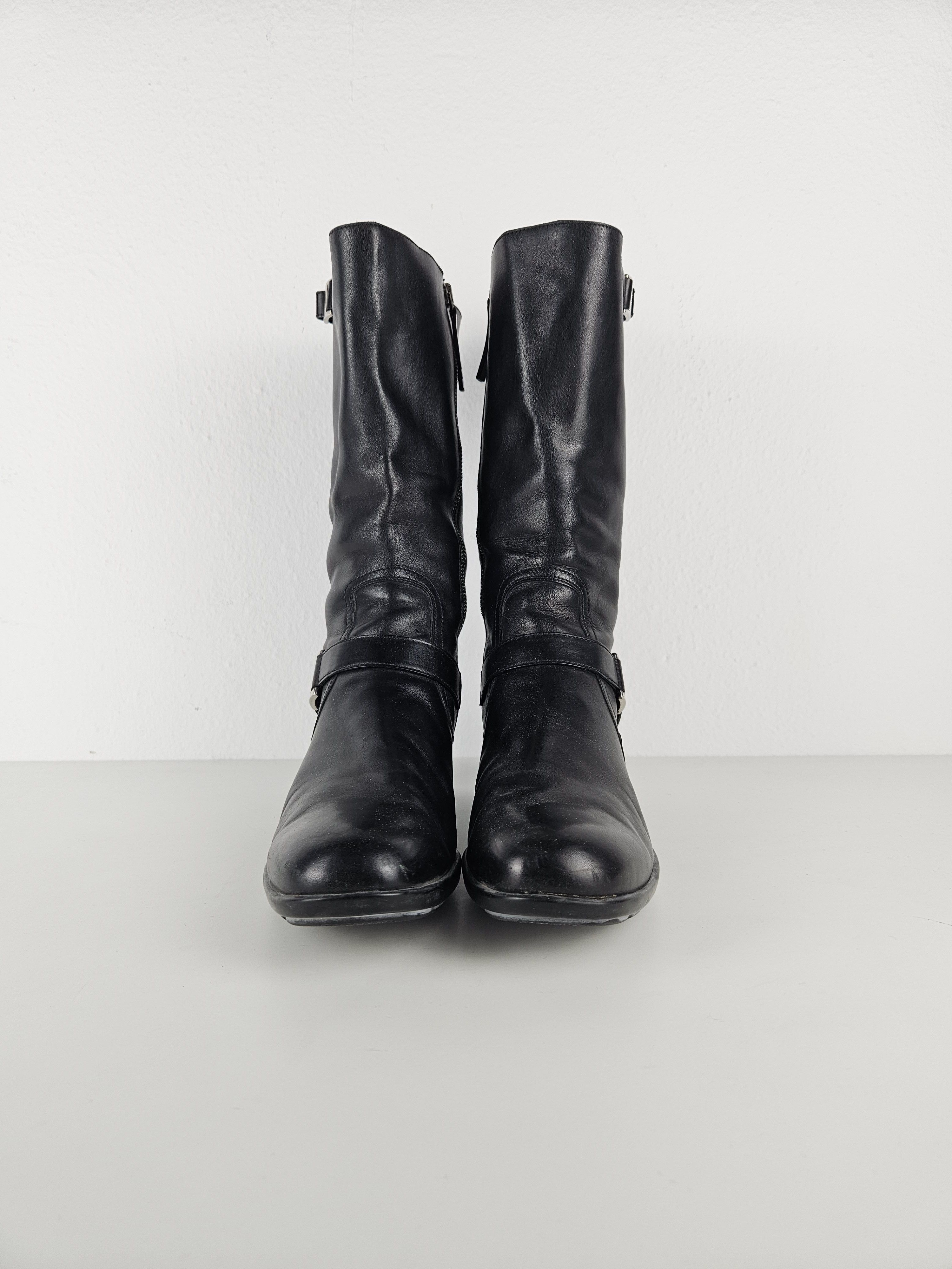 Prada Archive Prada leather buckled riding boots Size US 9 / IT 39 - 3 Thumbnail