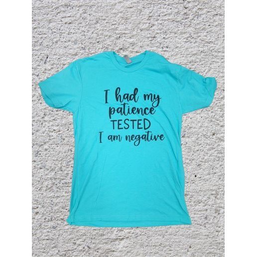 Other "Patience Tested" Short Sleeve Shirt Women's Small Size S / US 4 / IT 40 - 1 Preview