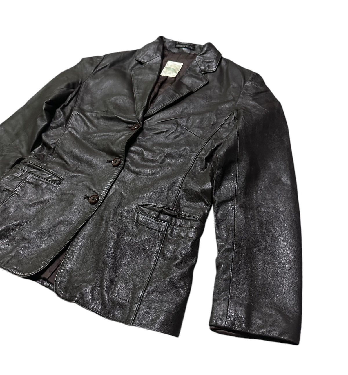 Yohji Yamamoto Ined Yohji Yamamoto leather jacket Size M / US 6-8 / IT 42-44 - 3 Thumbnail
