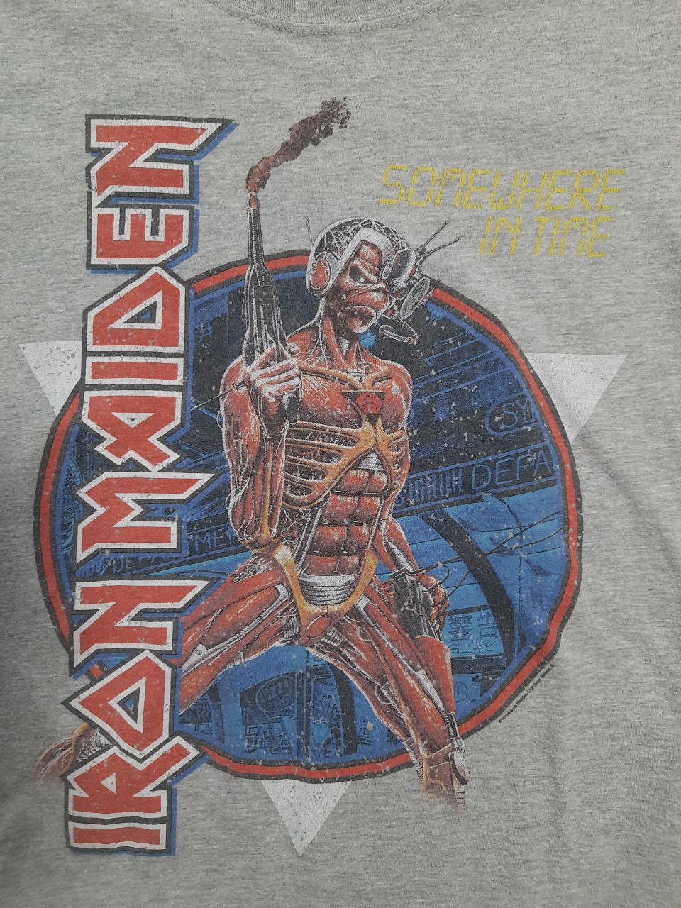 Band Tees × Iron Maiden Iron Maiden Somewhere In Time T-Shirt 2016 Size US XS / EU 42 / 0 - 4 Thumbnail