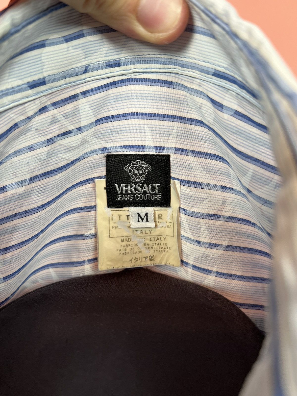 Versace Versace jeans couture j c vintage shirt button up luxury Size US M / EU 48-50 / 2 - 9 Thumbnail