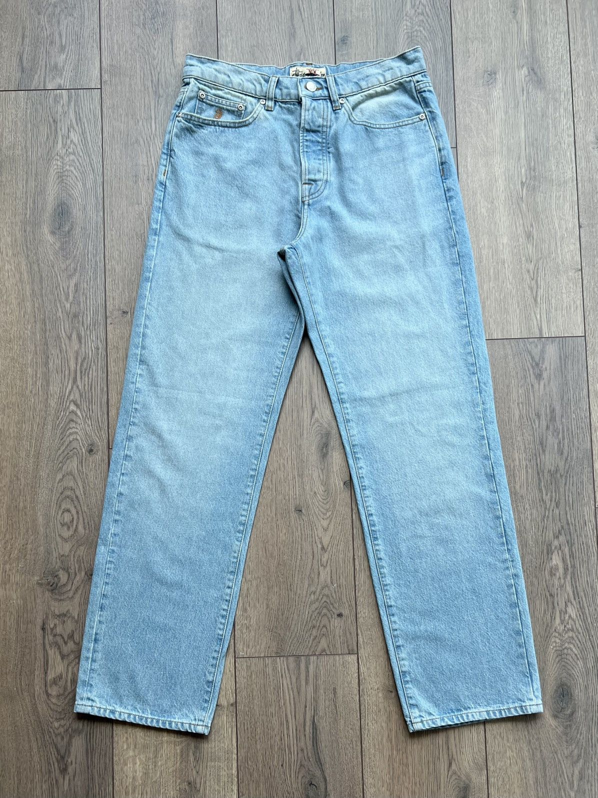 Stussy Stussy Denim Classic Jeans 30 “Washed Blue” | Grailed