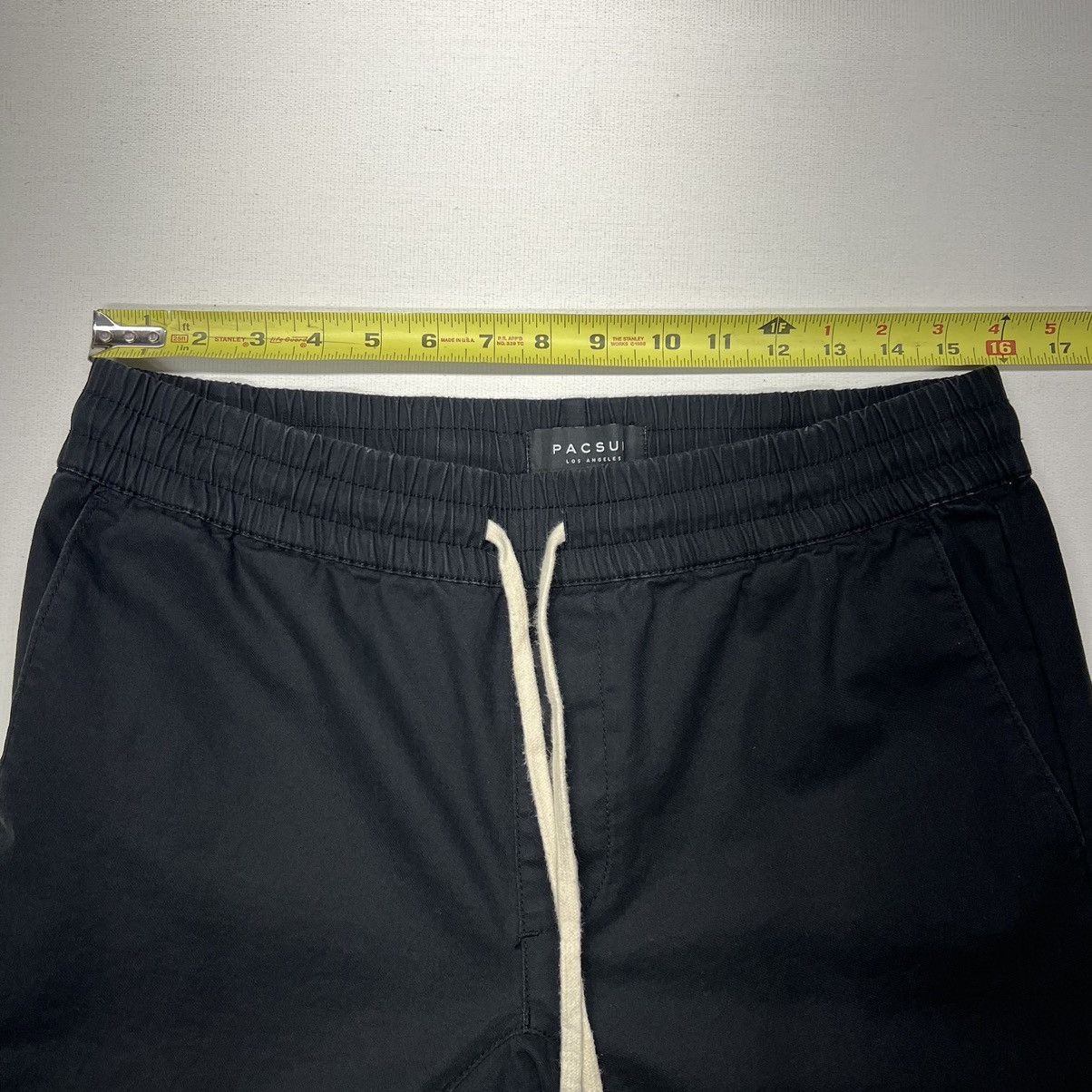 Pacsun Pacsun Pants Black Skinny Stacked Drawstring Ankle Zipper Size US 32 / EU 48 - 18 Thumbnail