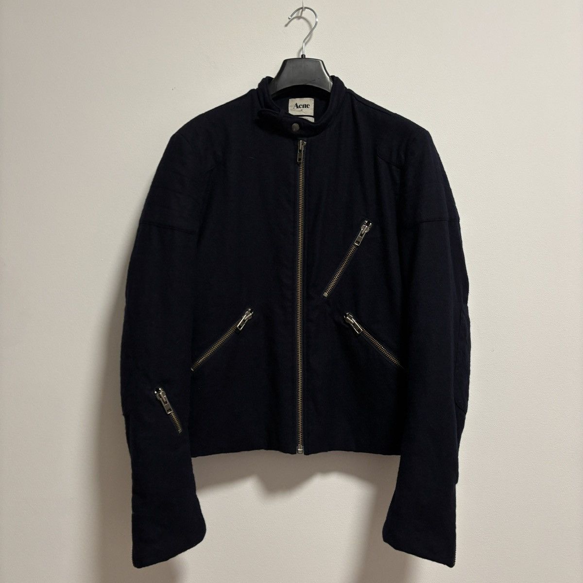 Acne Studios Acne Studios AW10 Wool Biker jacket Size US M / EU 48-50 / 2 - 1 Thumbnail